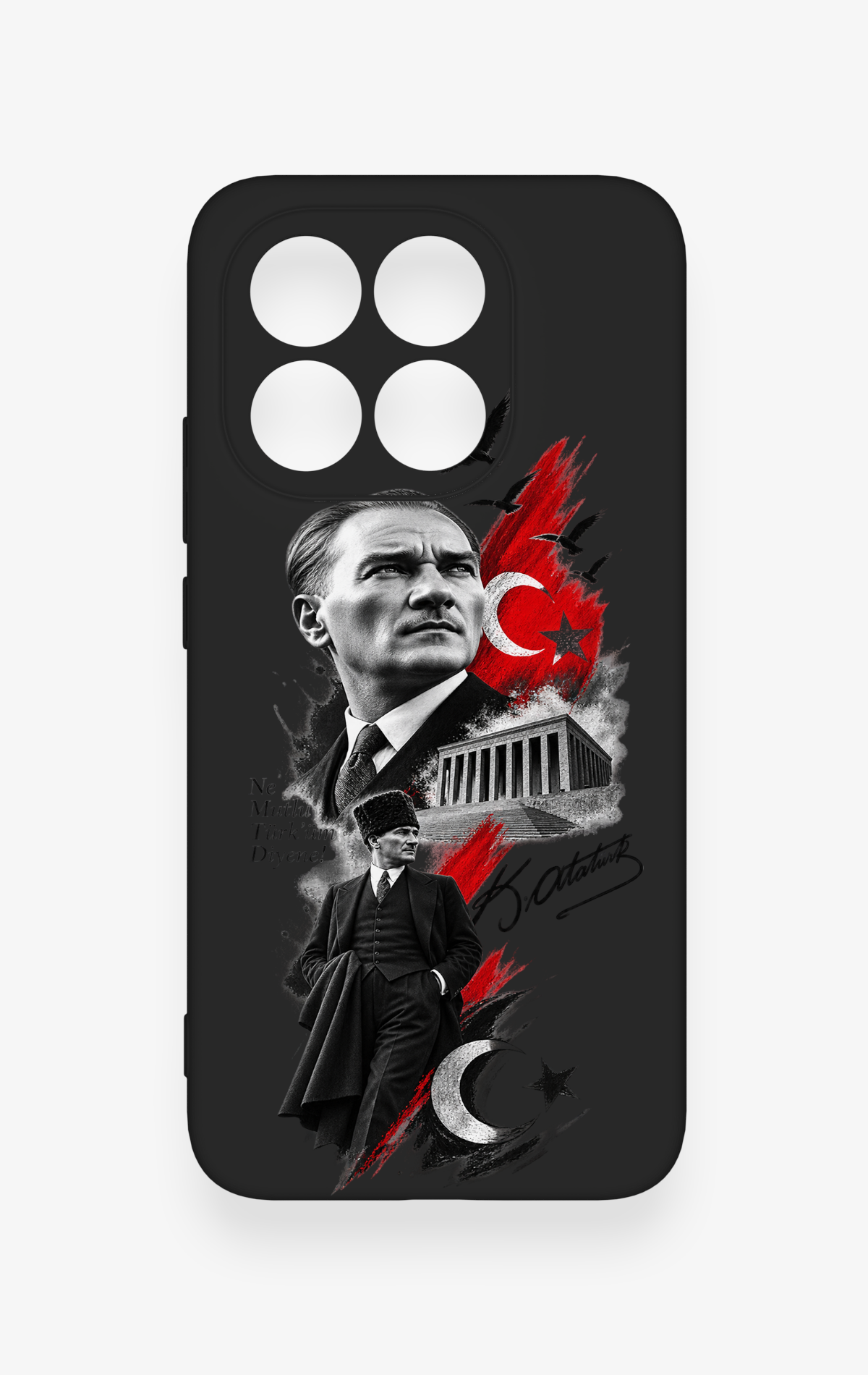 Mi 15T 5G Uyumlu Atatürk Anıtkabir Desenli Silikon Kılıf