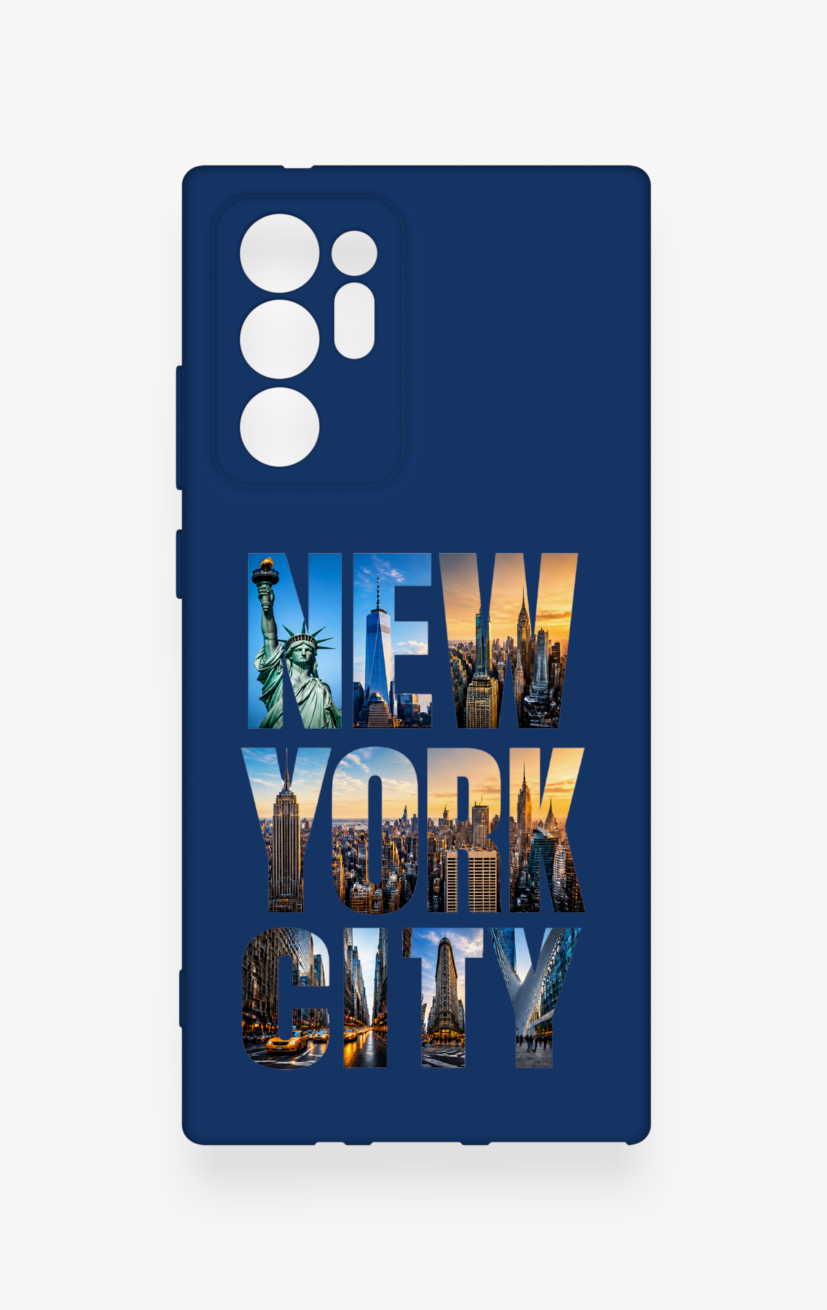 Samsung Note 20 Ultra Uyumlu New York City Desenli Silikon Kılıf