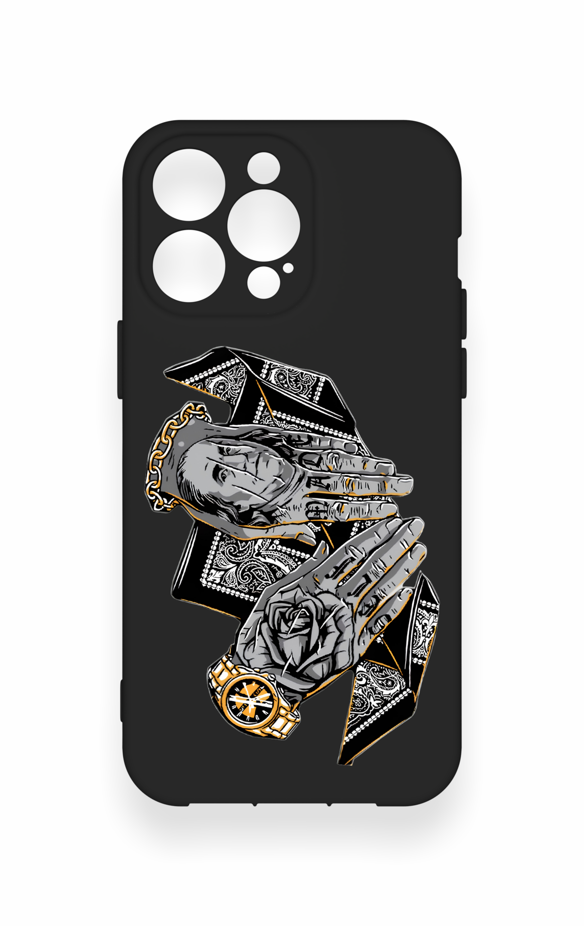 iPhone 14 Pro Max Uyumlu Self Made Desenli Silikon Kılıf