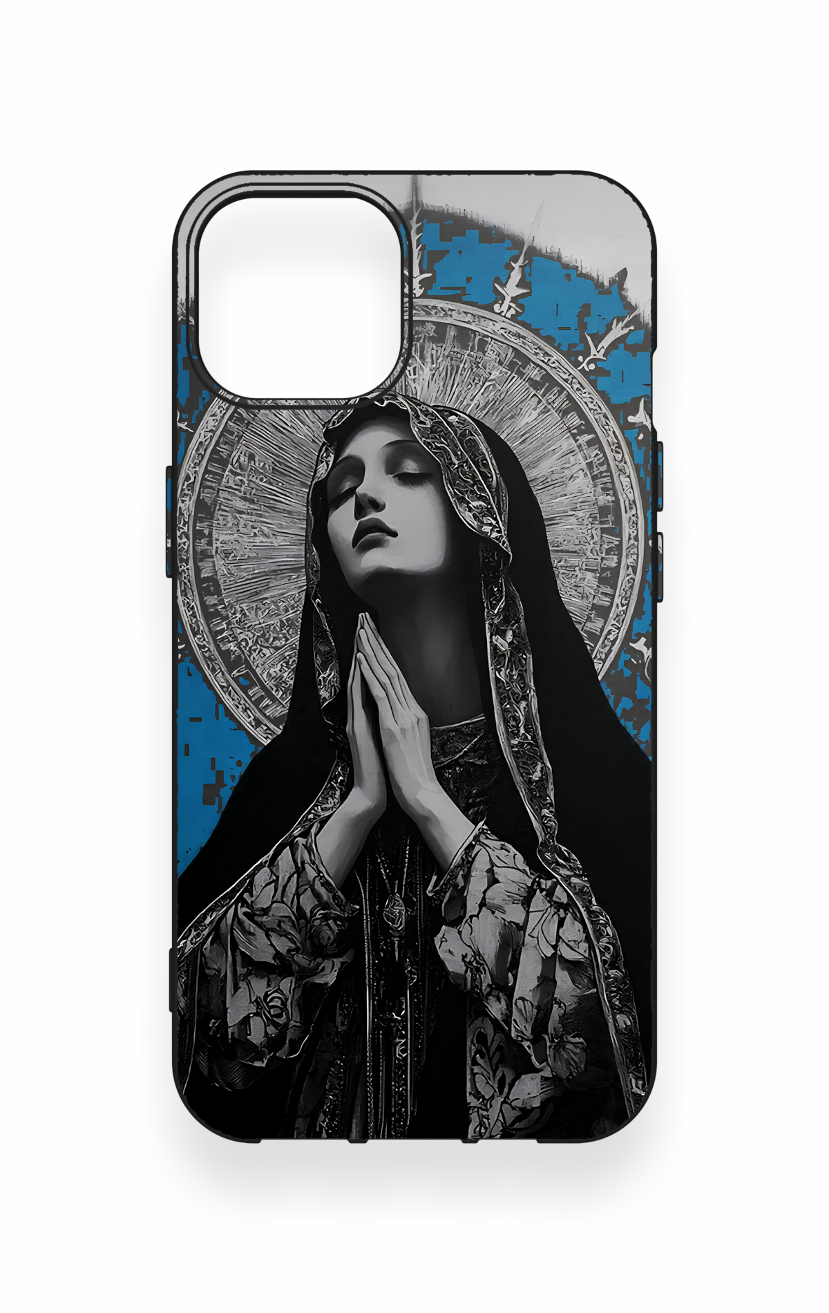 iPhone 13 Uyumlu Rahibe Desenli Silikon Kılıf