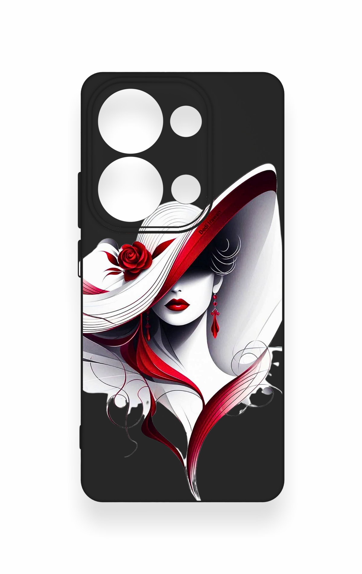Redmi Note 13 Pro 4G Uyumlu Matmazel Desenli Silikon Kılıf