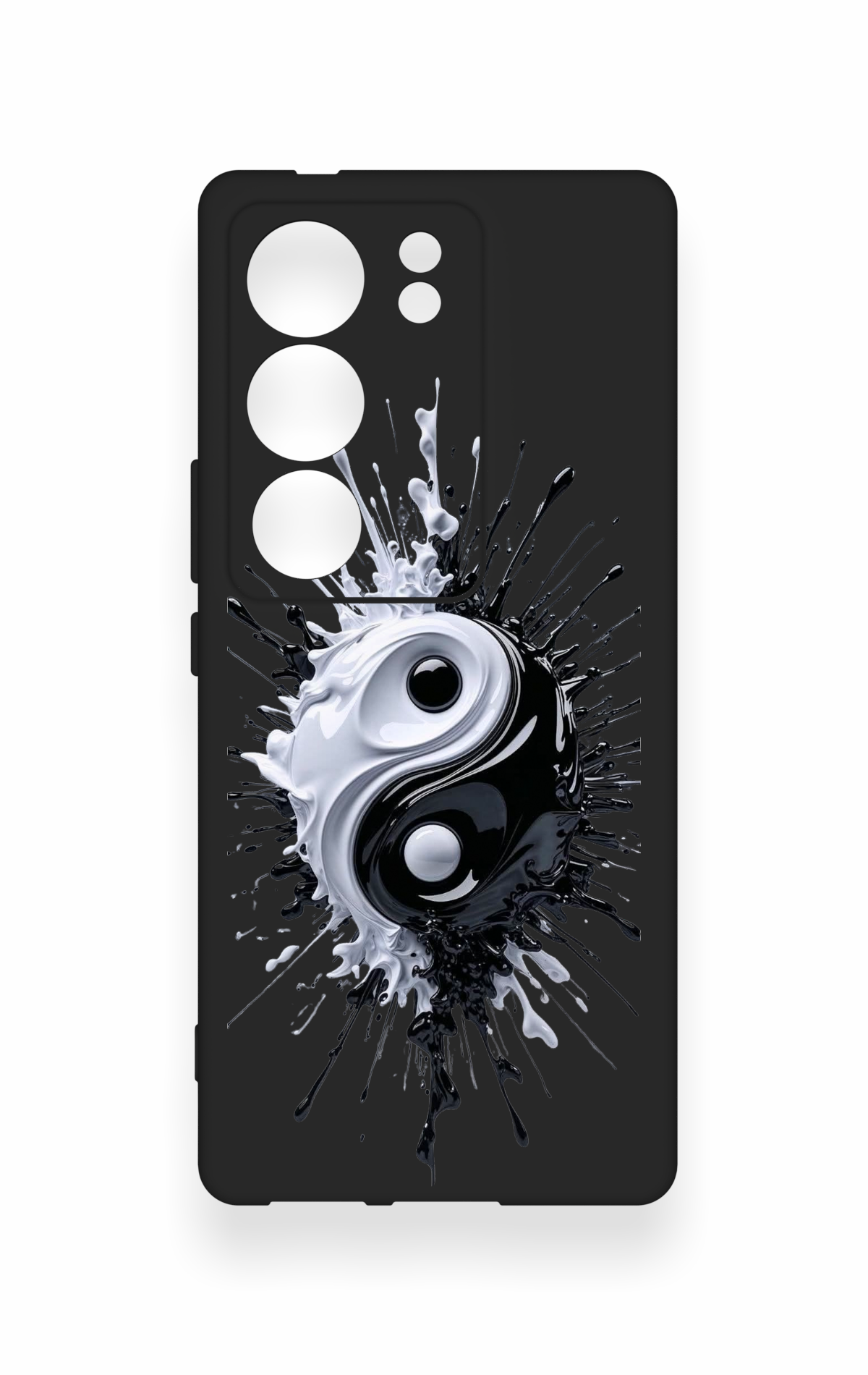 Vivo V29 Uyumlu İyi ve Kötü Desenli Silikon Kılıf