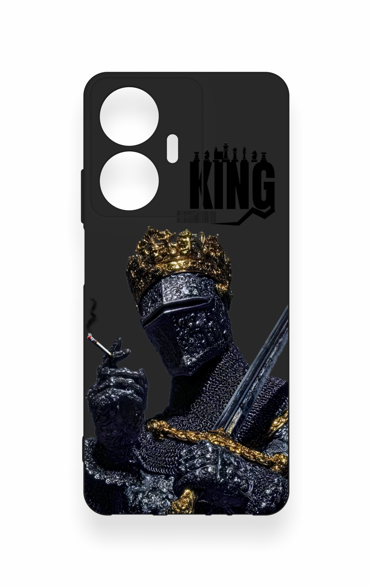 Realme C55 Uyumlu King Desenli Silikon Kılıf
