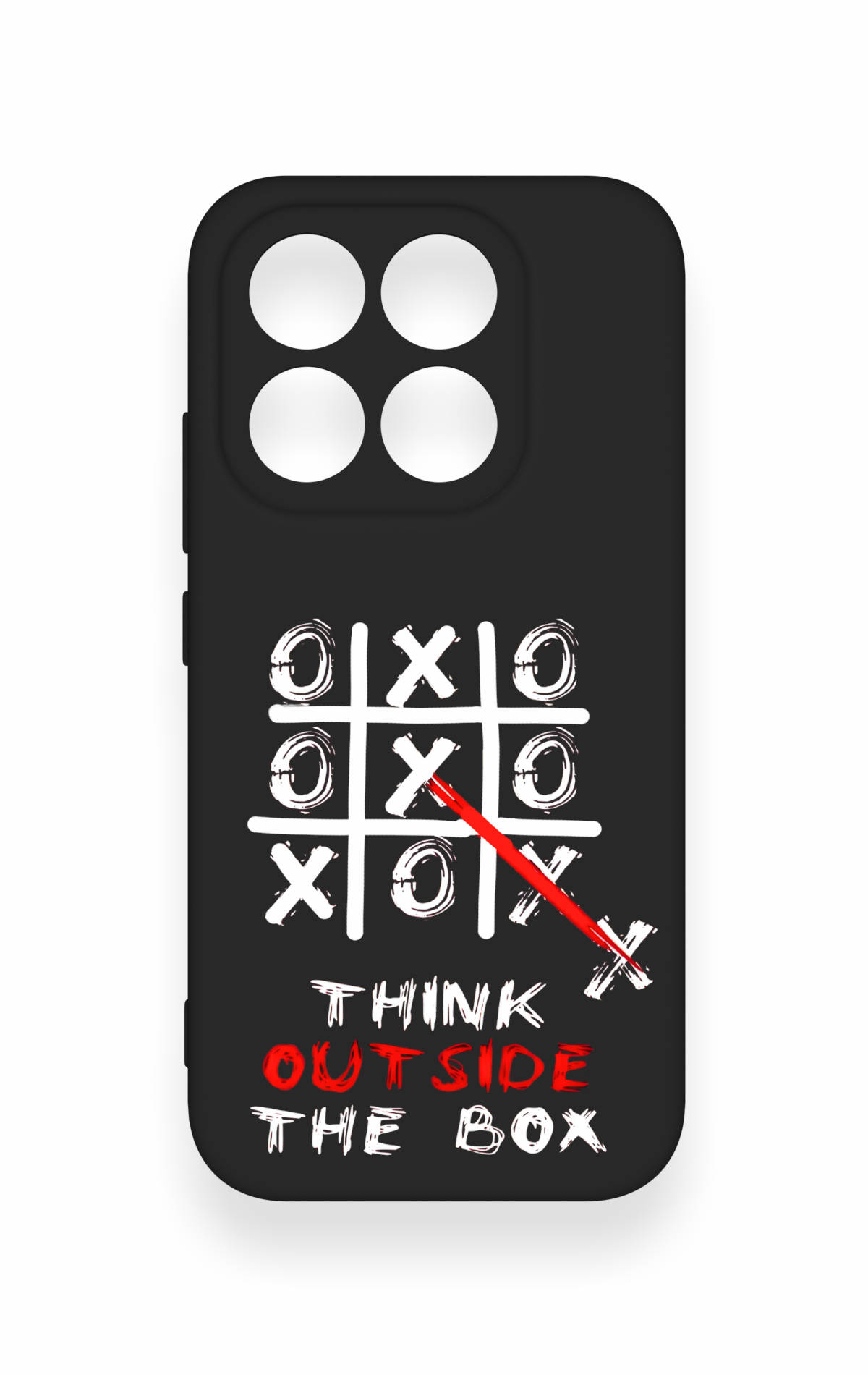 Xiaomi Mi 17 5G Uyumlu Out Side The Box Desenli Silikon Kılıf