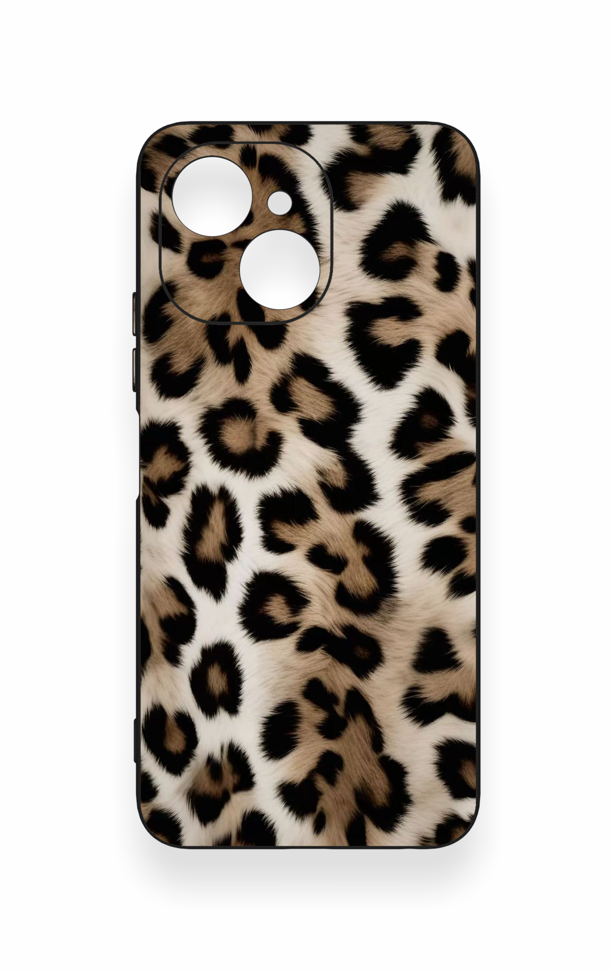 Tecno Spark 40C Uyumlu Leopar Derisi Desenli Silikon Kılıf