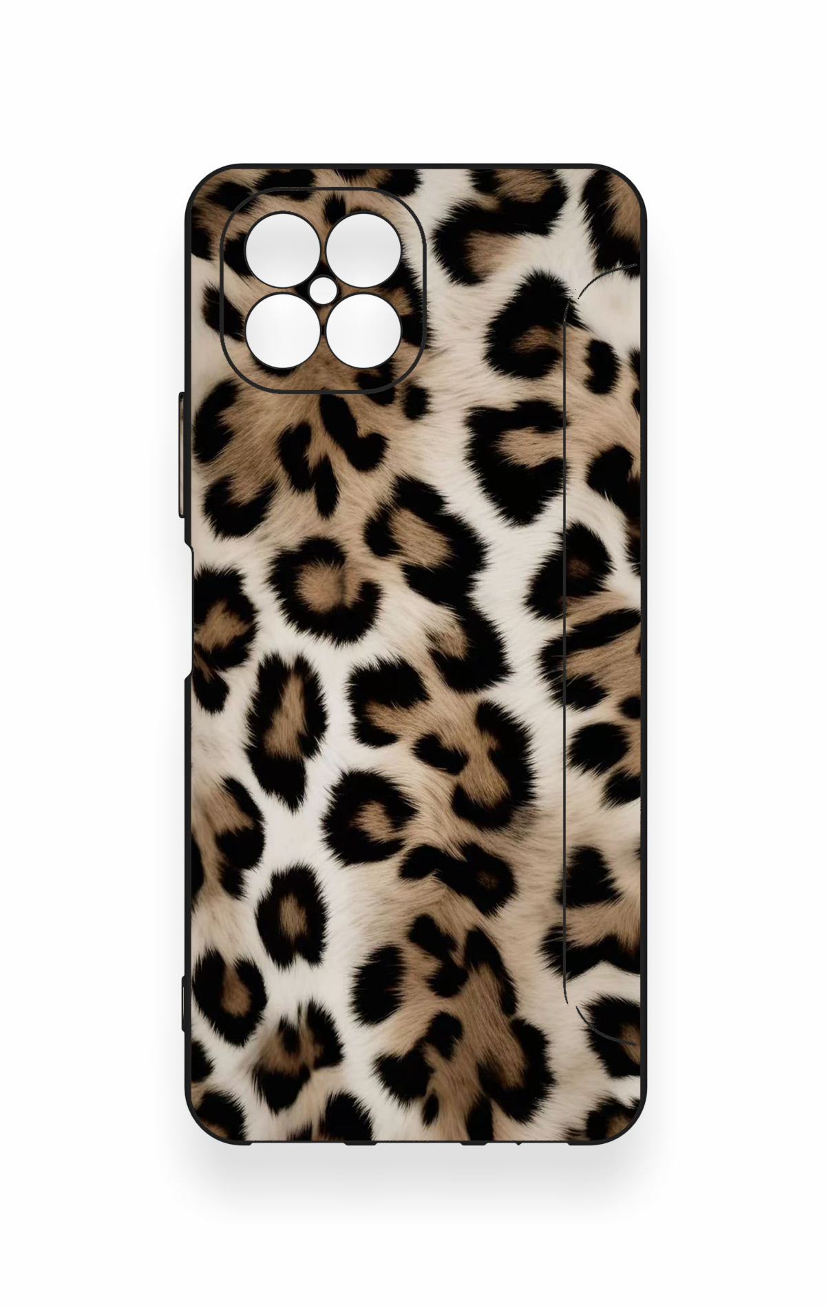 Omix X600 Uyumlu Leopar Derisi Desenli Silikon Kılıf
