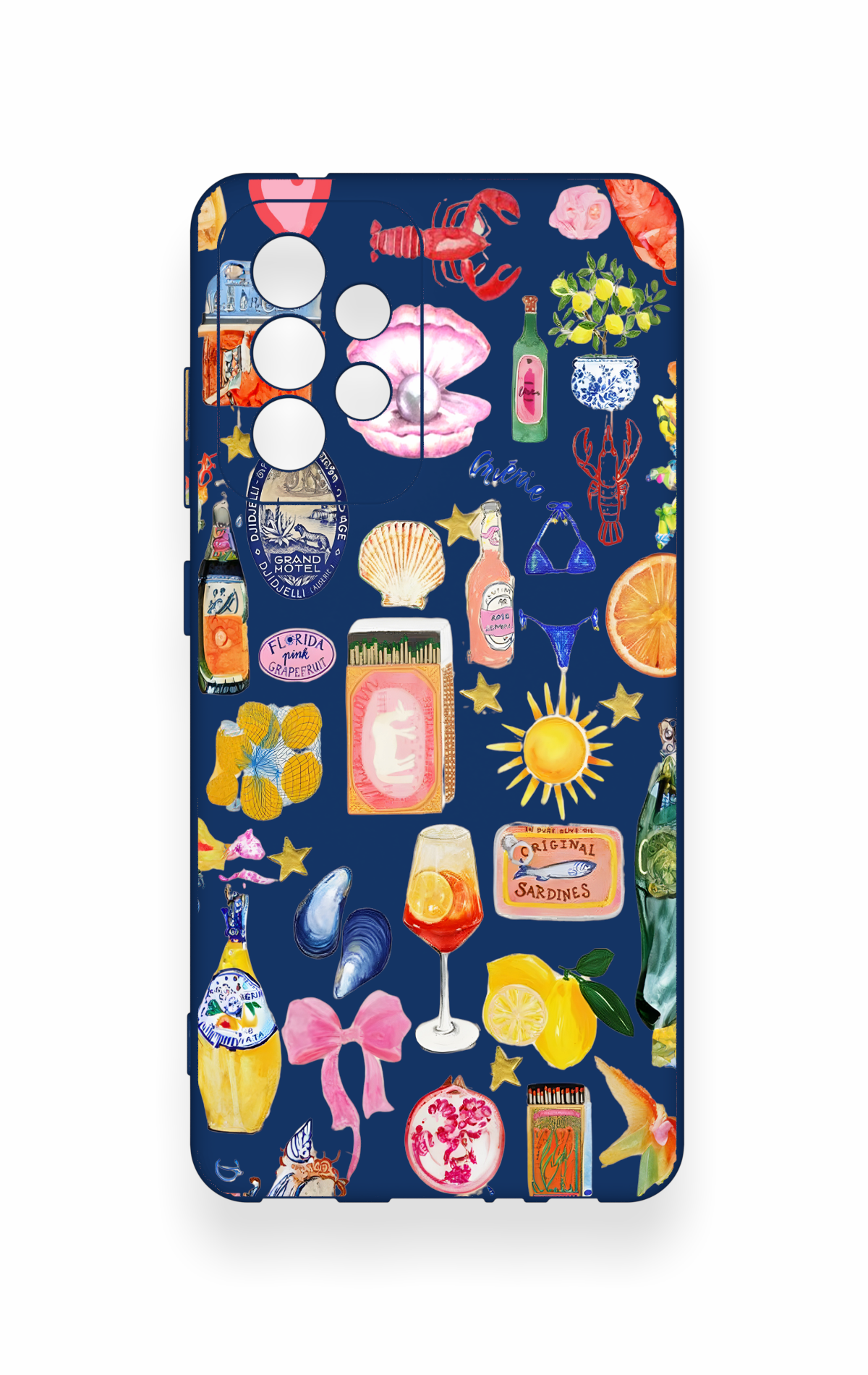 Samsung A52 Uyumlu Summer Desenli Silikon Kılıf