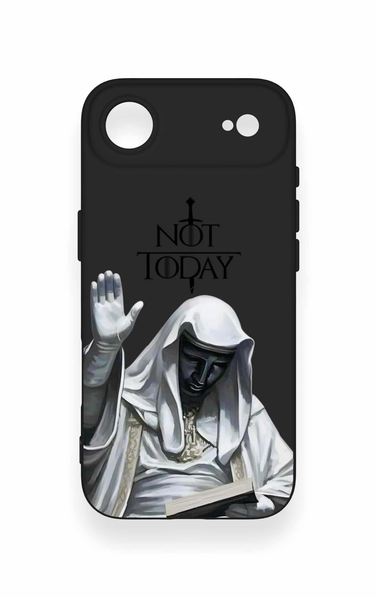 iPhone 17 Air Uyumlu Not Today Desenli Silikon Kılıf