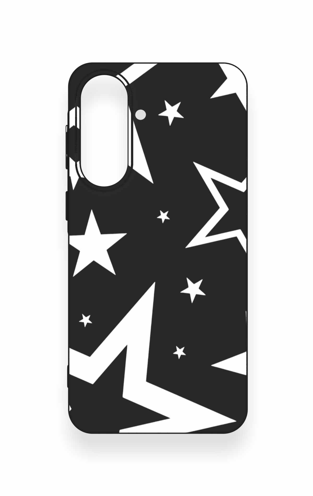 Samsung A57 Uyumlu Siyah Mega Star Desenli Silikon Kılıf