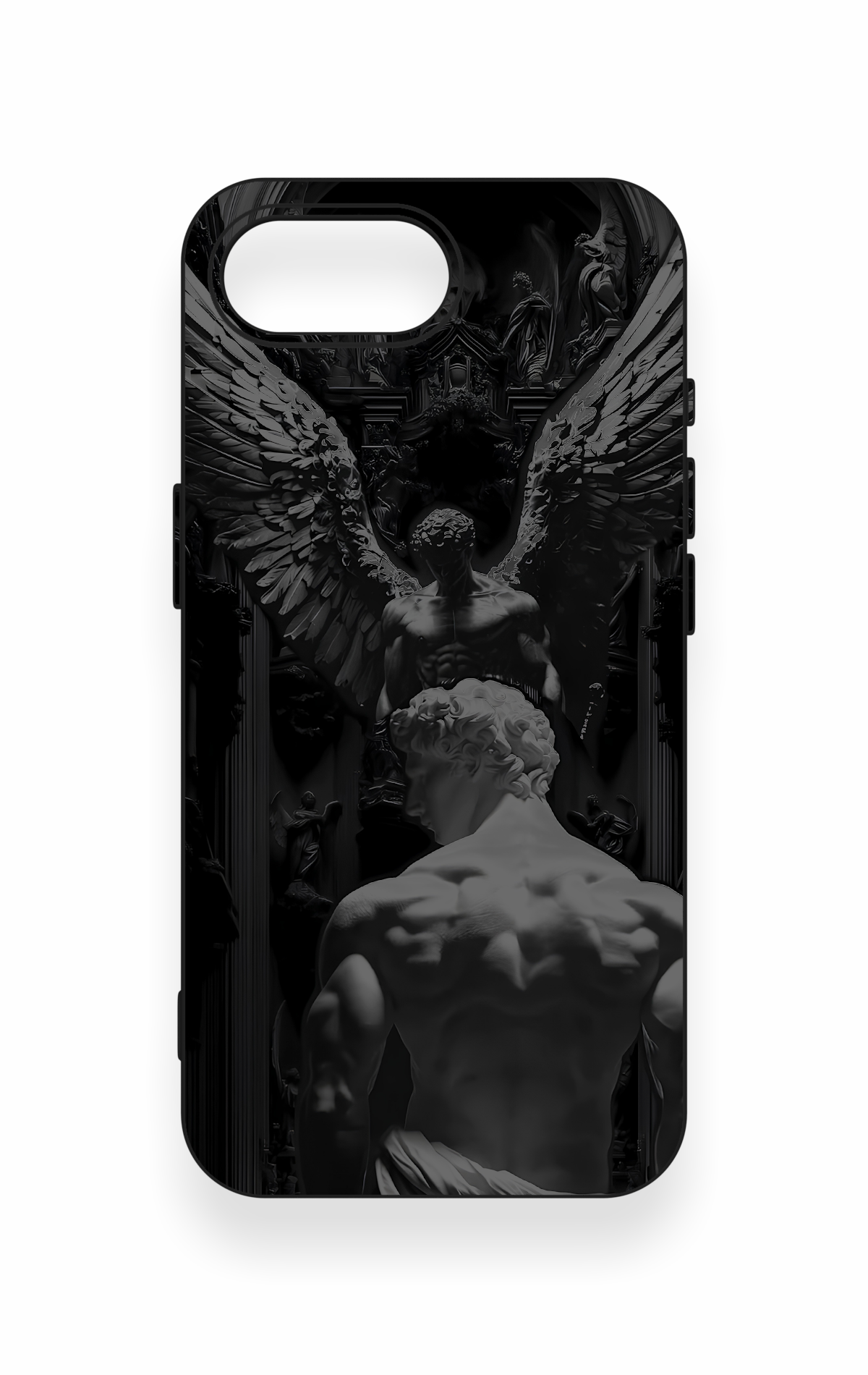 iPhone 16E Uyumlu Icarus Desenli Silikon Kılıf