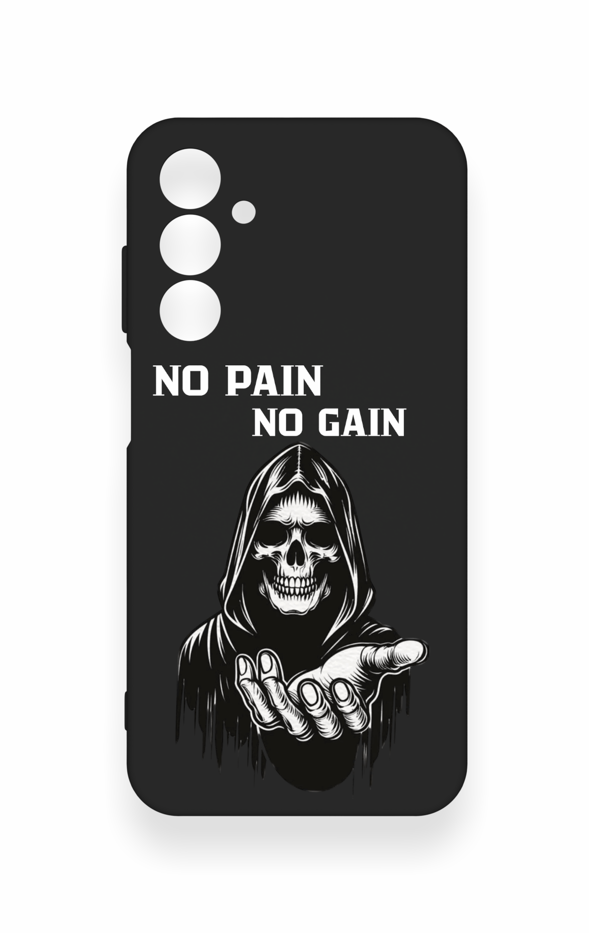 Samsung A25 Uyumlu No Pain No Gain Desenli Silikon Kılıf