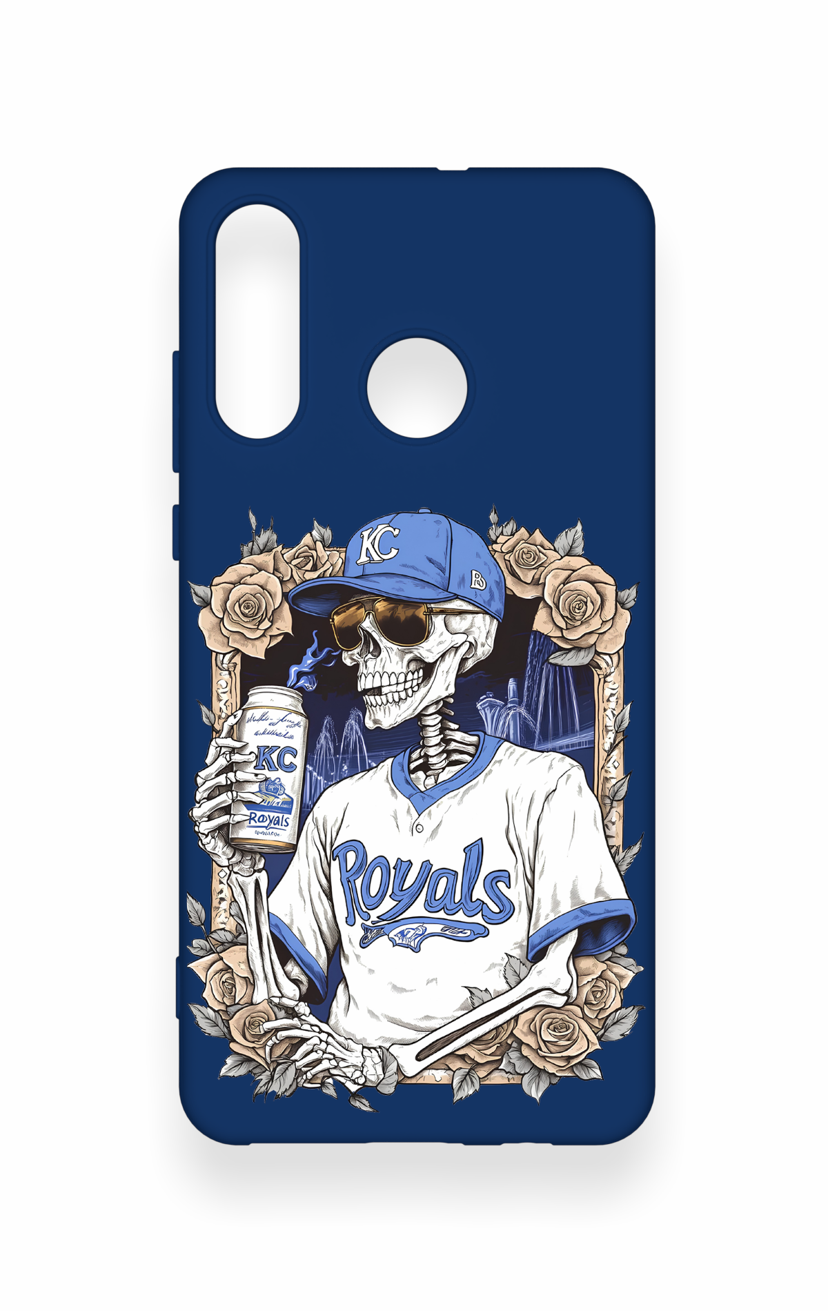 Huawei P30 Lite Uyumlu Royals Desenli Silikon Kılıf