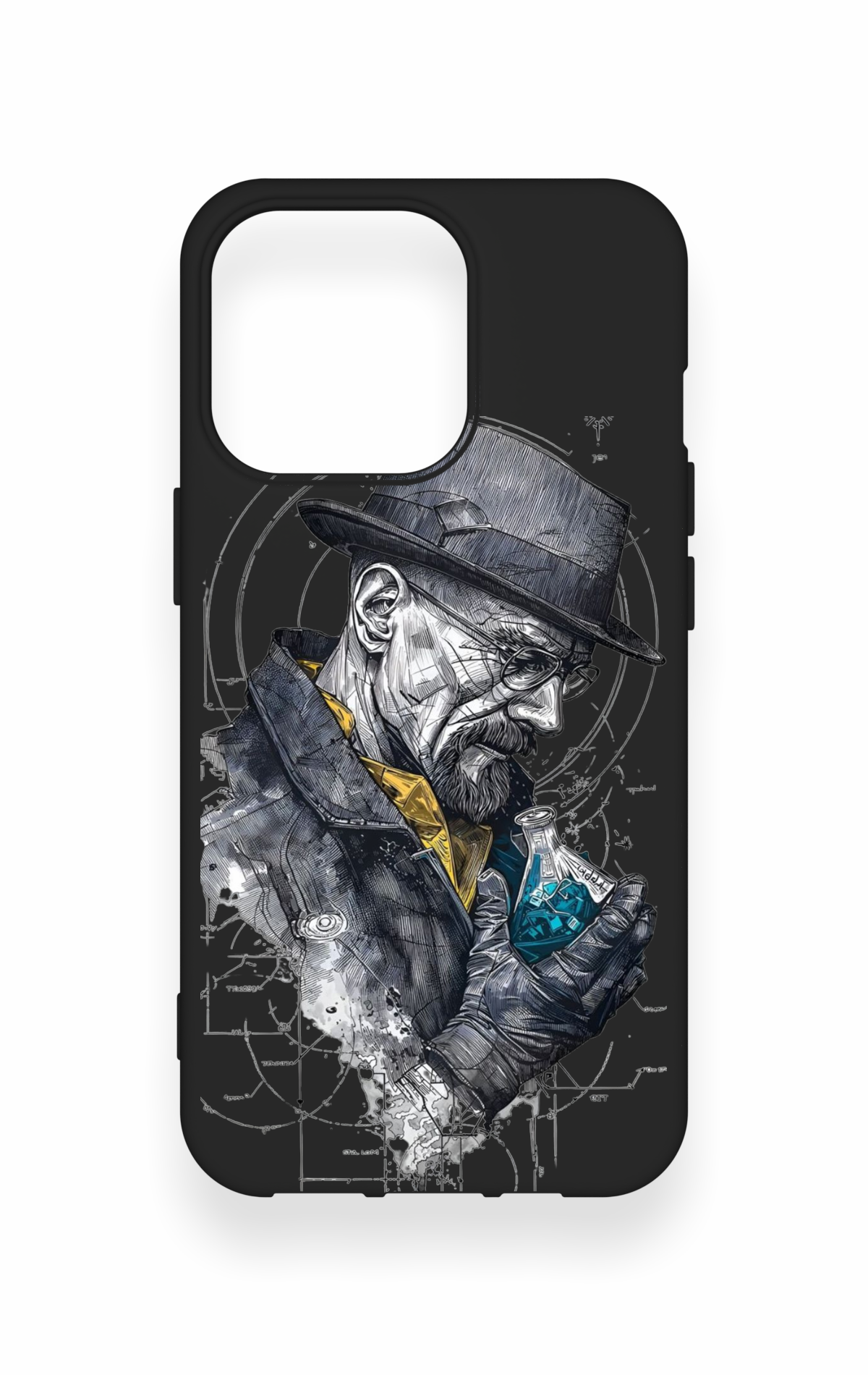 iPhone 13 Pro Uyumlu Walter White Desenli Silikon Kılıf