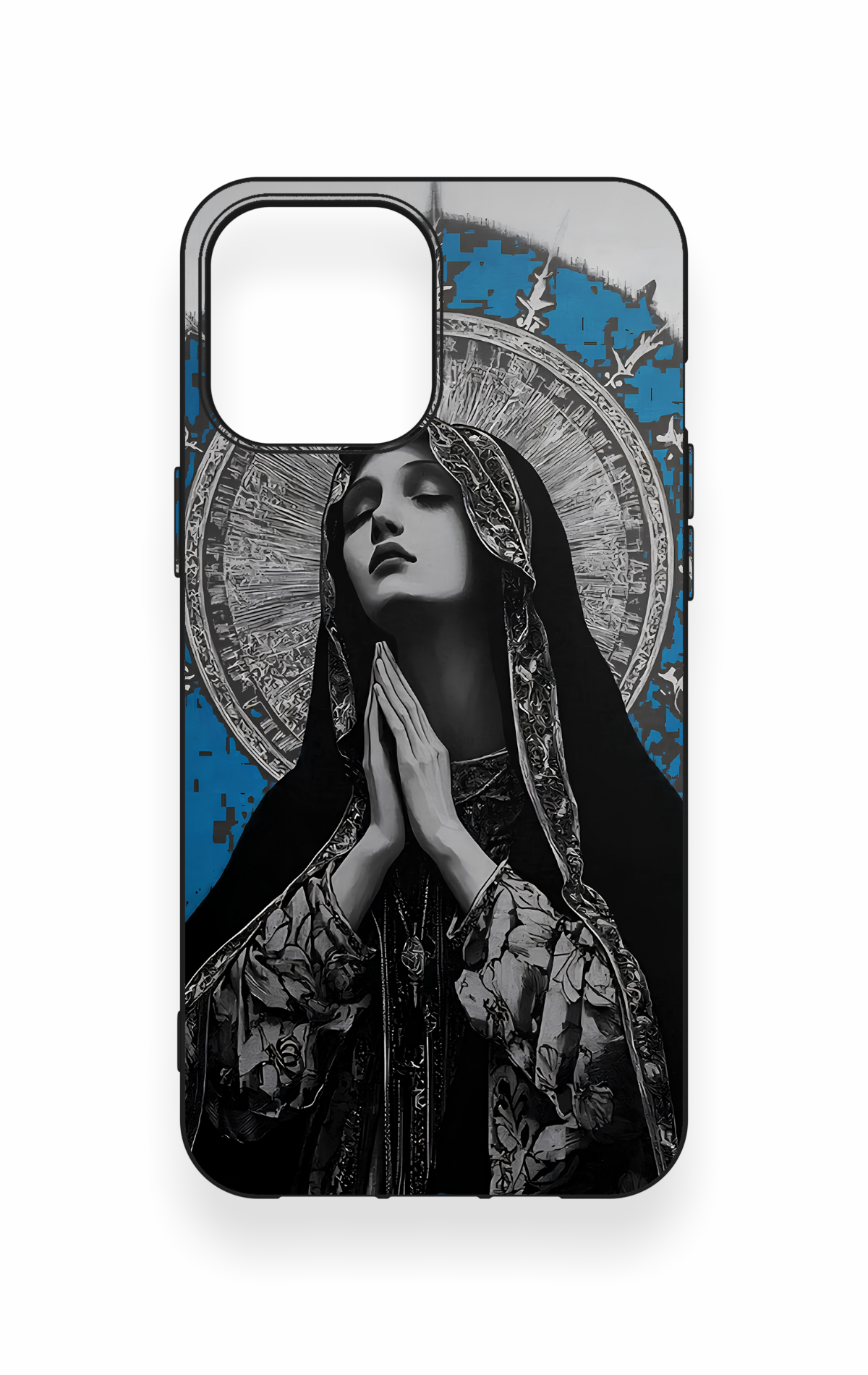 iPhone 12 Pro Max Uyumlu Rahibe Desenli Silikon Kılıf