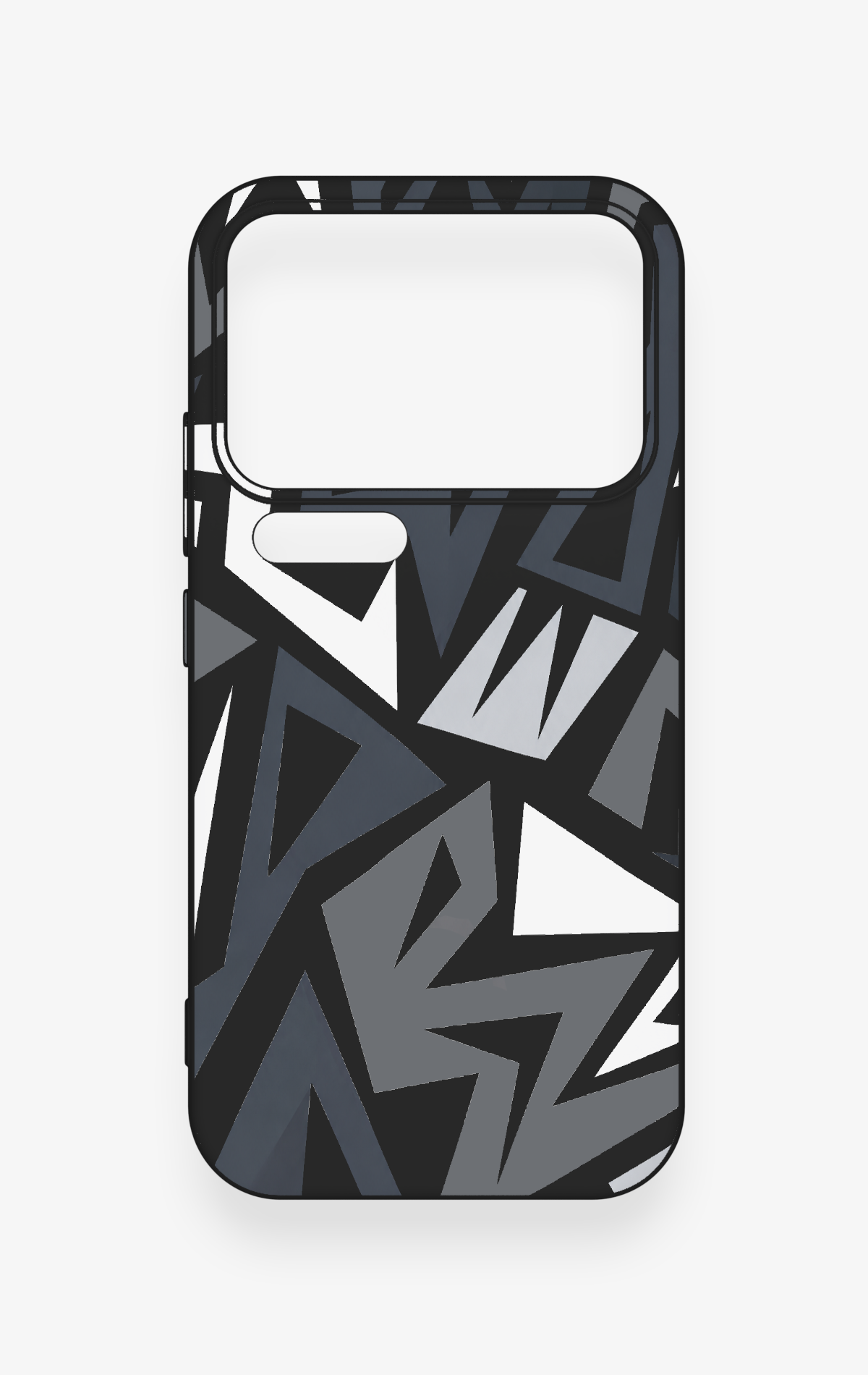 Xiaomi Mi 17 Pro 5G Uyumlu Geometrik Blok Desenli Silikon Kılıf