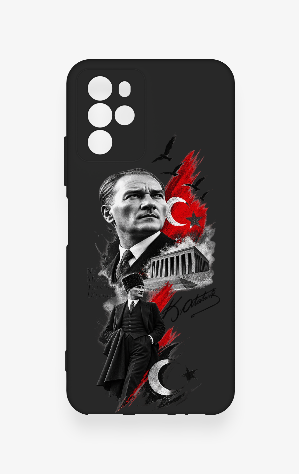 Omix x700 Uyumlu Atatürk Anıtkabir Desenli Silikon Kılıf