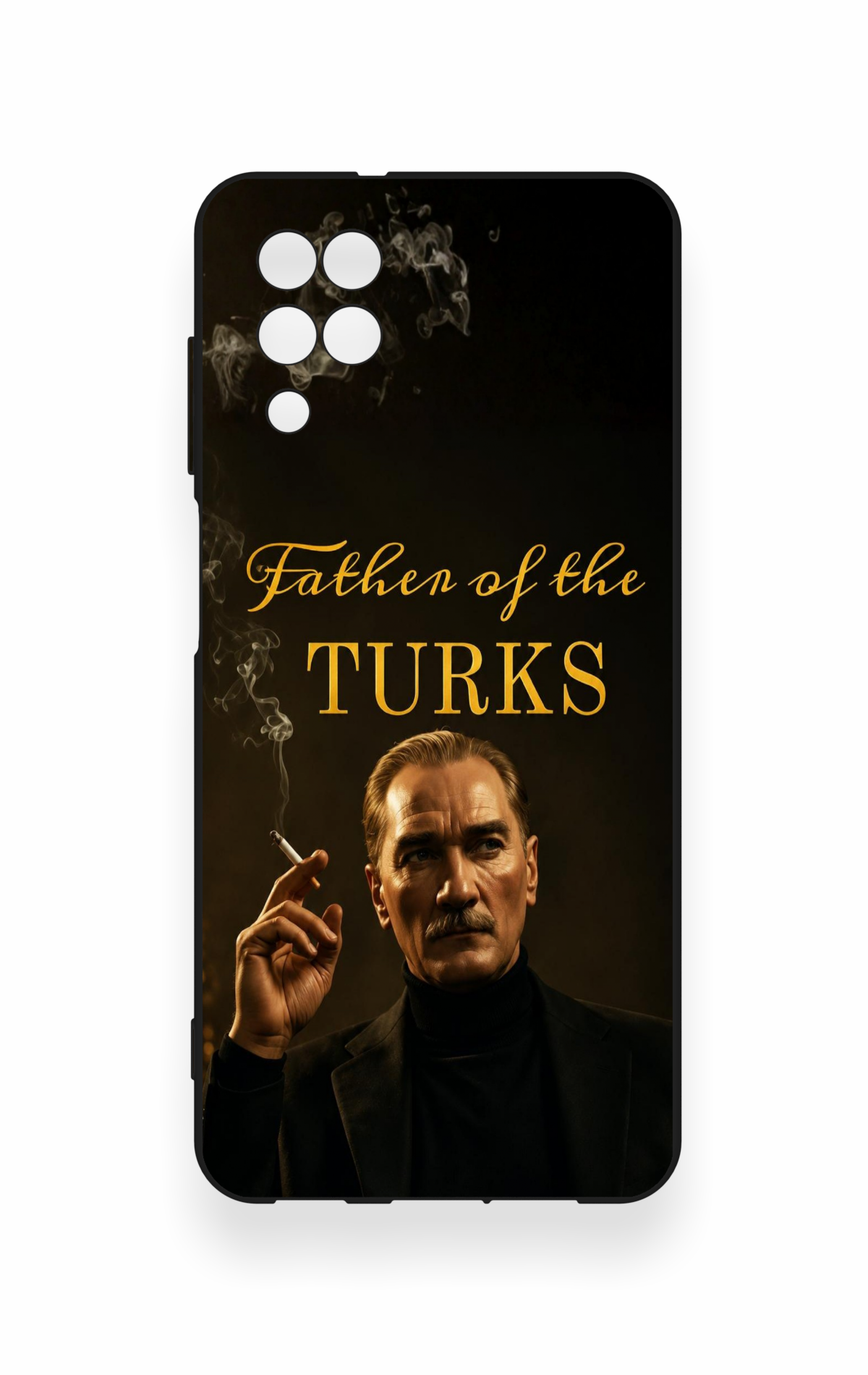 Samsung A12 Uyumlu Father Of The Turks Desenli Silikon Kılıf