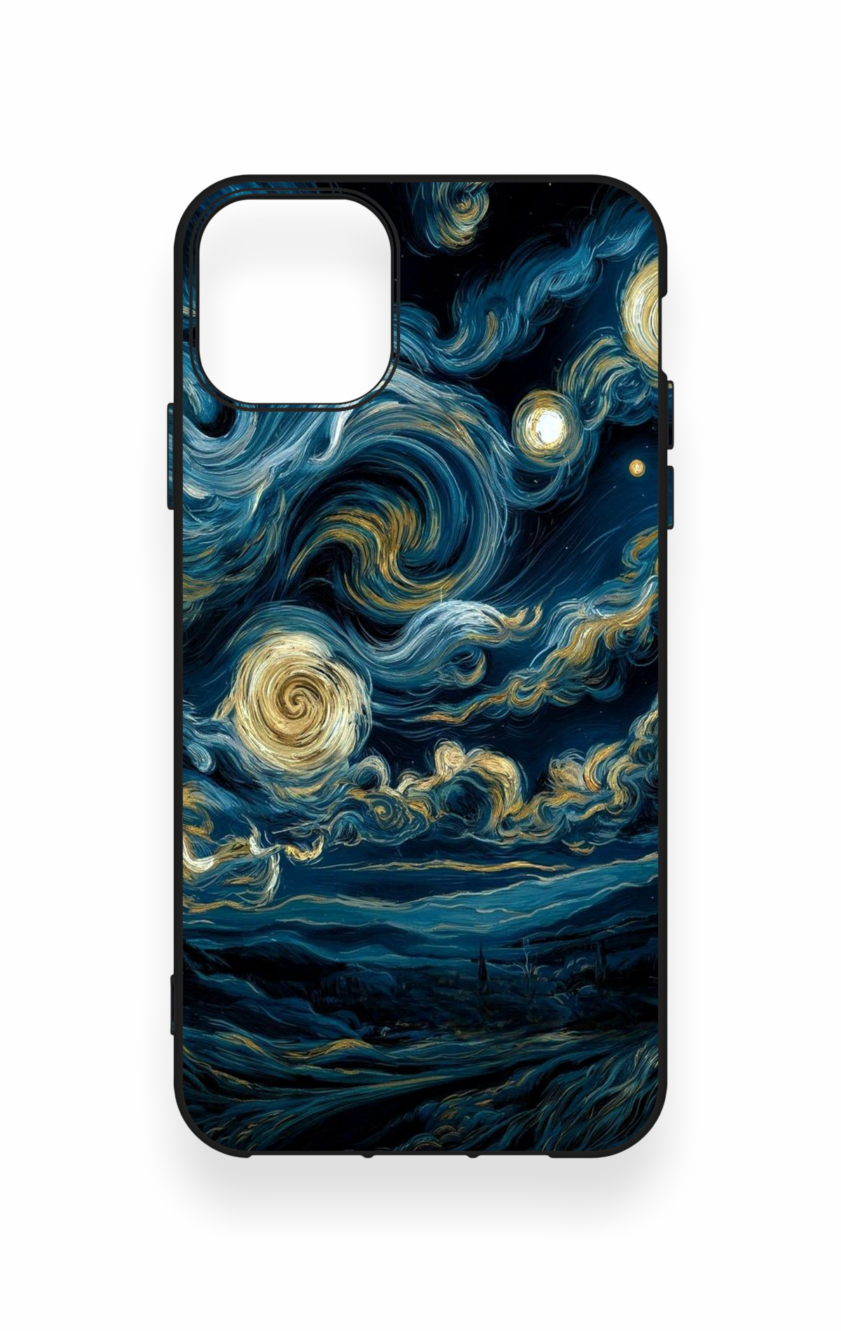 iPhone 11 Pro Max Uyumlu Yıldızlı Gece Desenli Silikon Kılıf