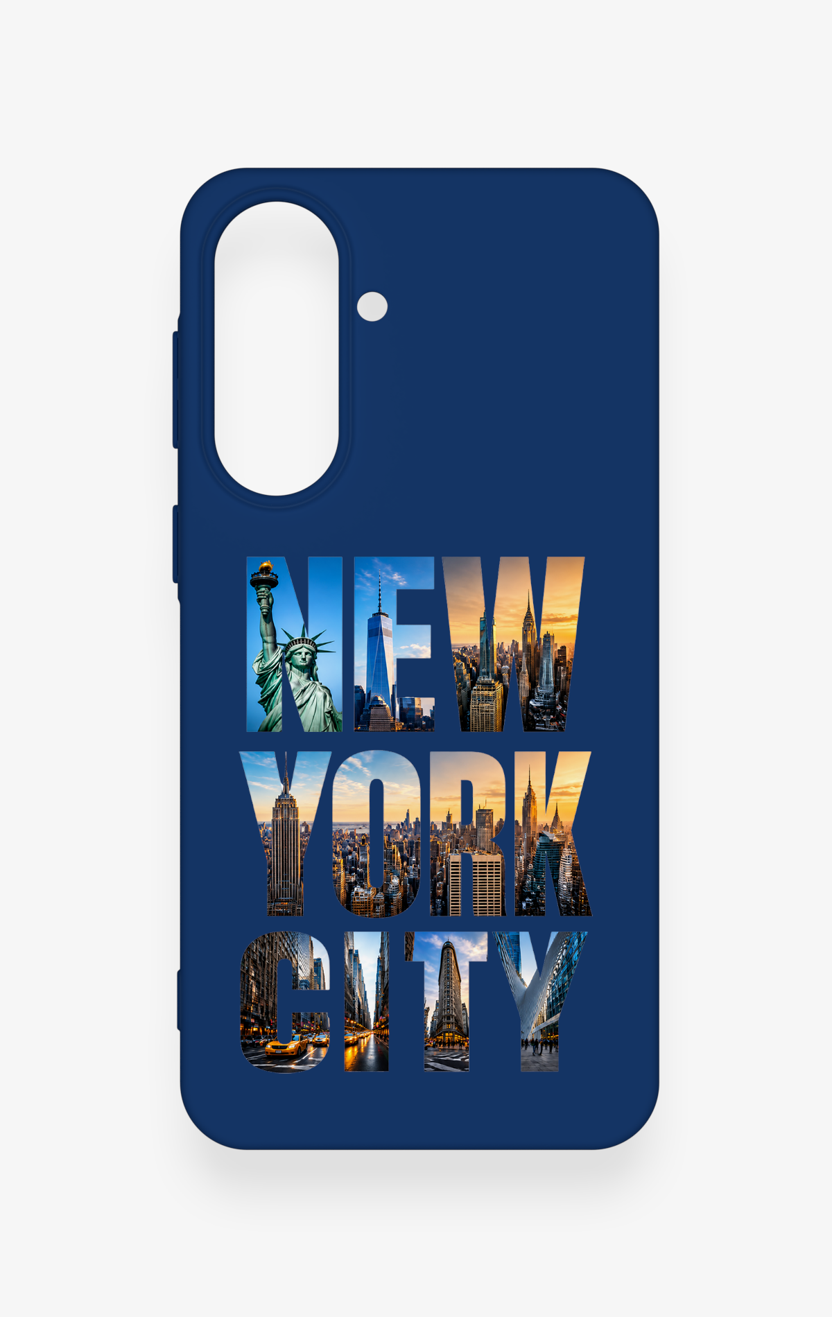 Samsung A37 Uyumlu New York City Desenli Silikon Kılıf