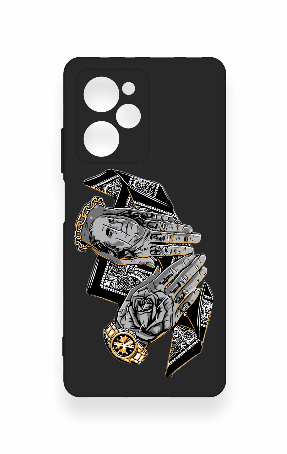 Poco X5 Pro Uyumlu Self Made Desenli Silikon Kılıf