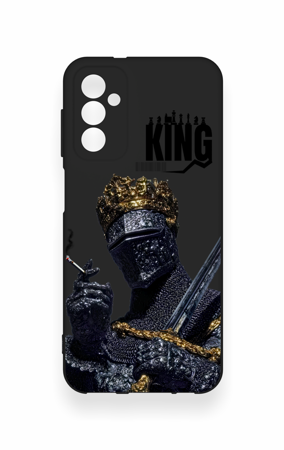 Samsung M13 Uyumlu King Desenli Silikon Kılıf