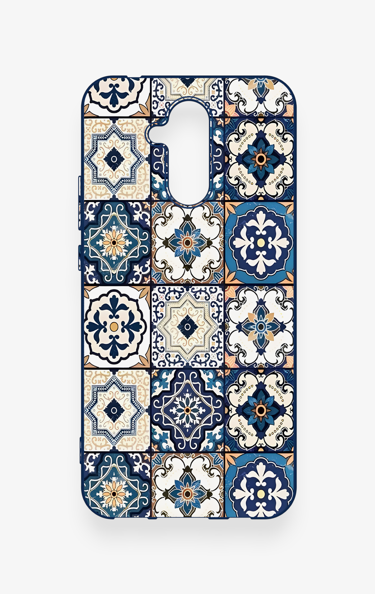 Huawei Mate 20 Lite Uyumlu Mozaik Çini Desenli Silikon Kılıf