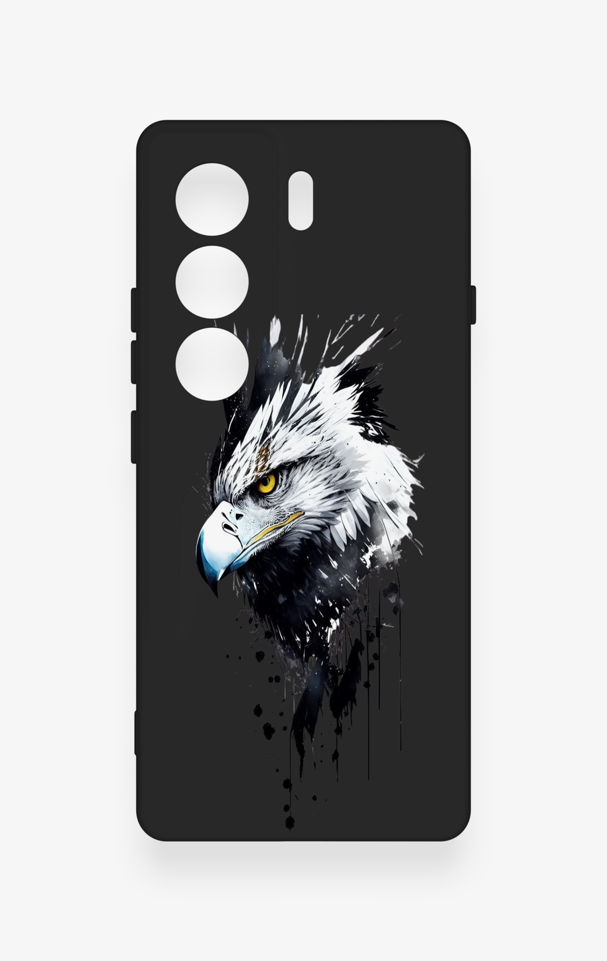 Tecno Camon 40 4G Uyumlu Bald Eagle Desenli Silikon Kılıf