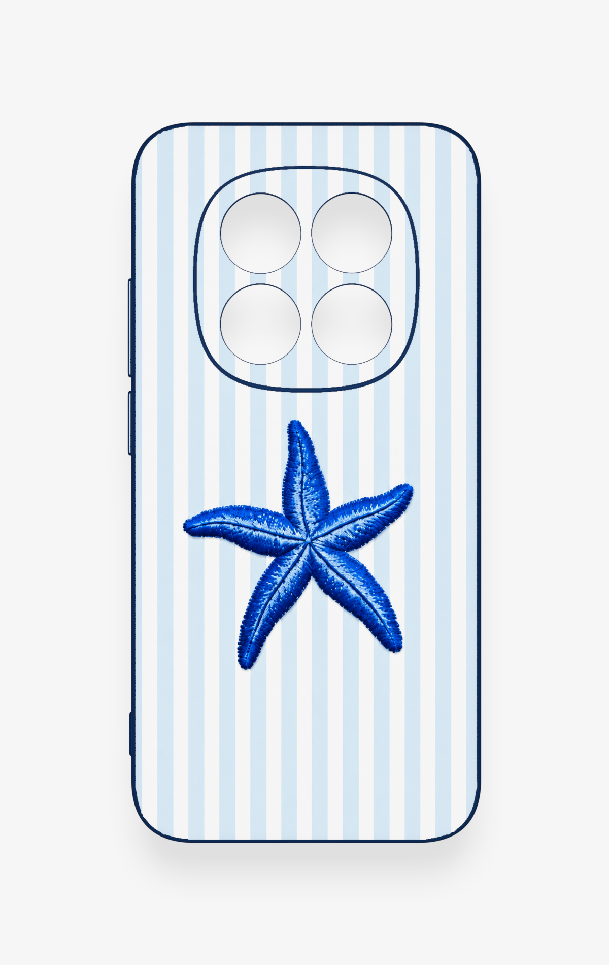 Redmi Note 15 Pro 5G Uyumlu Mavi Deniz Yıldızı Desenli Silikon Kılıf