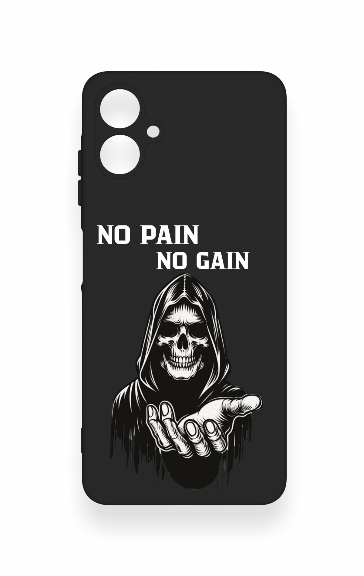 Samsung A06 Uyumlu No Pain No Gain Desenli Silikon Kılıf