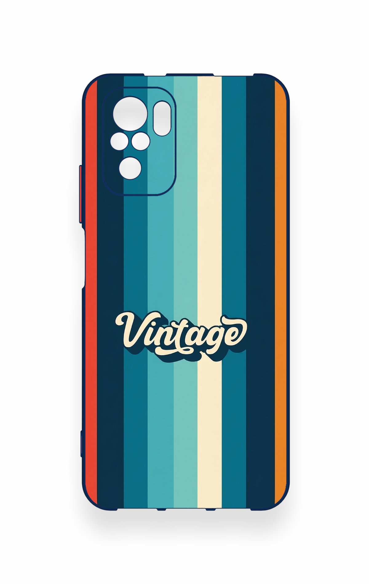 Redmi Note 10-10S Uyumlu Vintage Desenli Silikon Kılıf