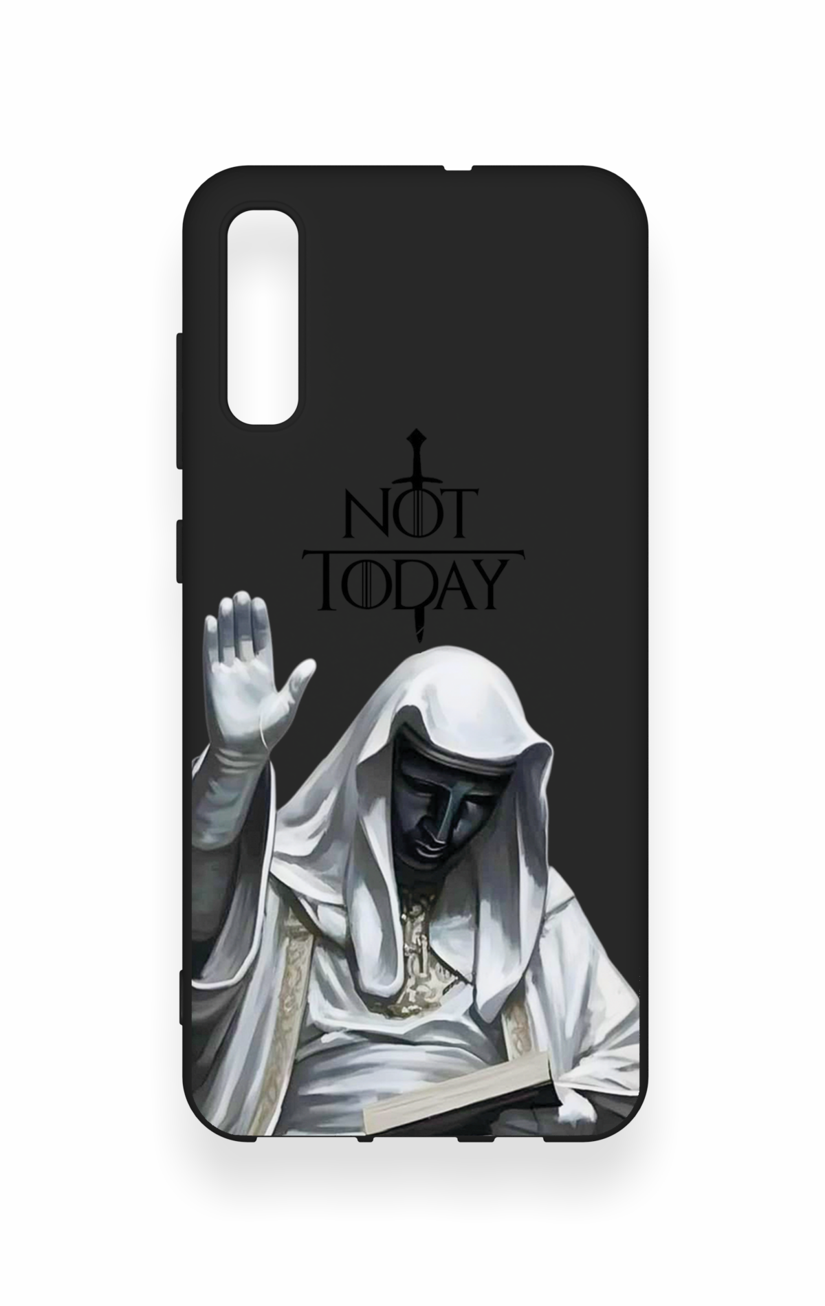 Samsung A70 Uyumlu Not Today Desenli Silikon Kılıf