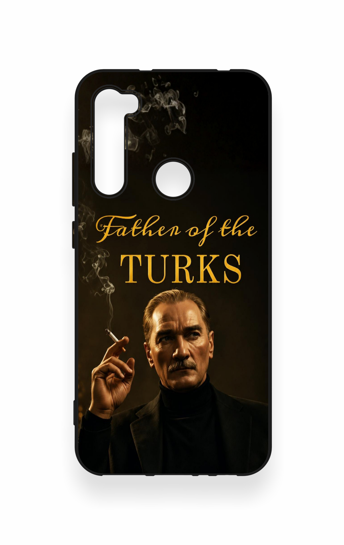 Redmi Note 8 Uyumlu Father Of The Turks Desenli Silikon Kılıf
