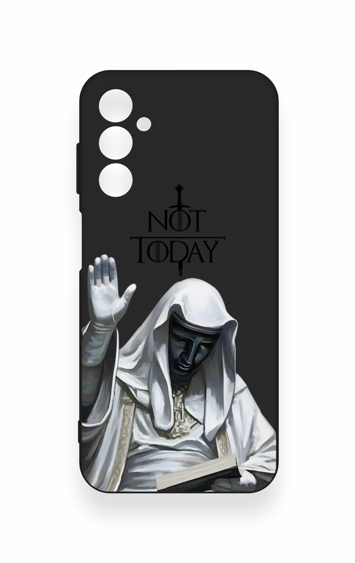 Samsung M14 Uyumlu Not Today Desenli Silikon Kılıf