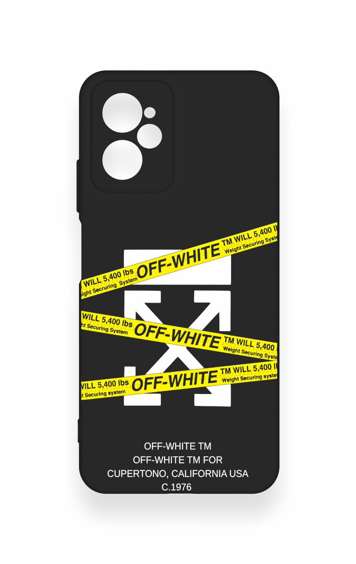 Casper Via X30 Uyumlu Off White Desenli Silikon Kılıf