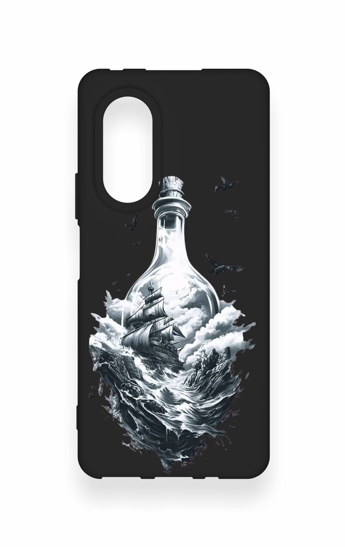 Huawei Nova 9Se Uyumlu Secret Sea Desenli Silikon Kılıf