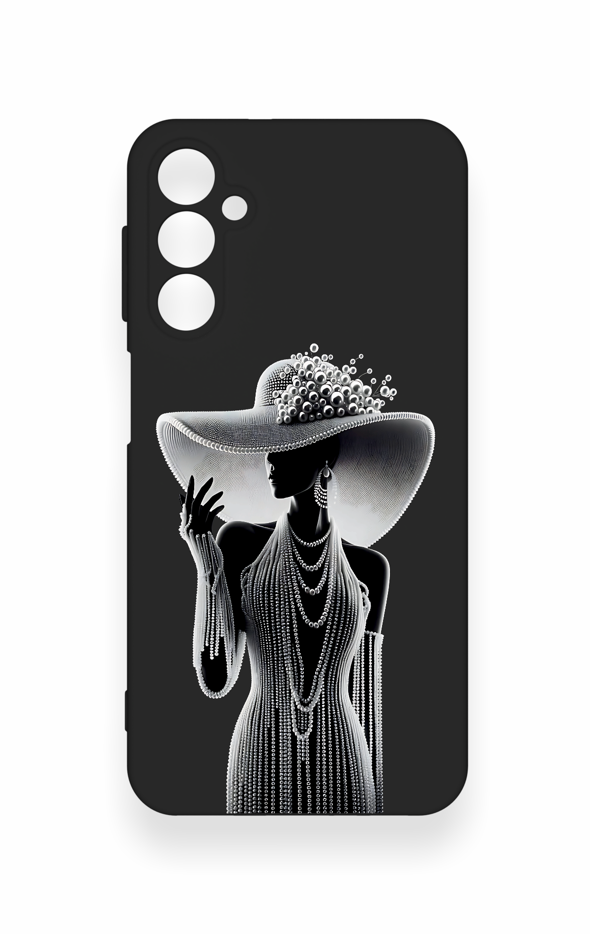 Samsung A24 Uyumlu Lady Desenli Silikon Kılıf