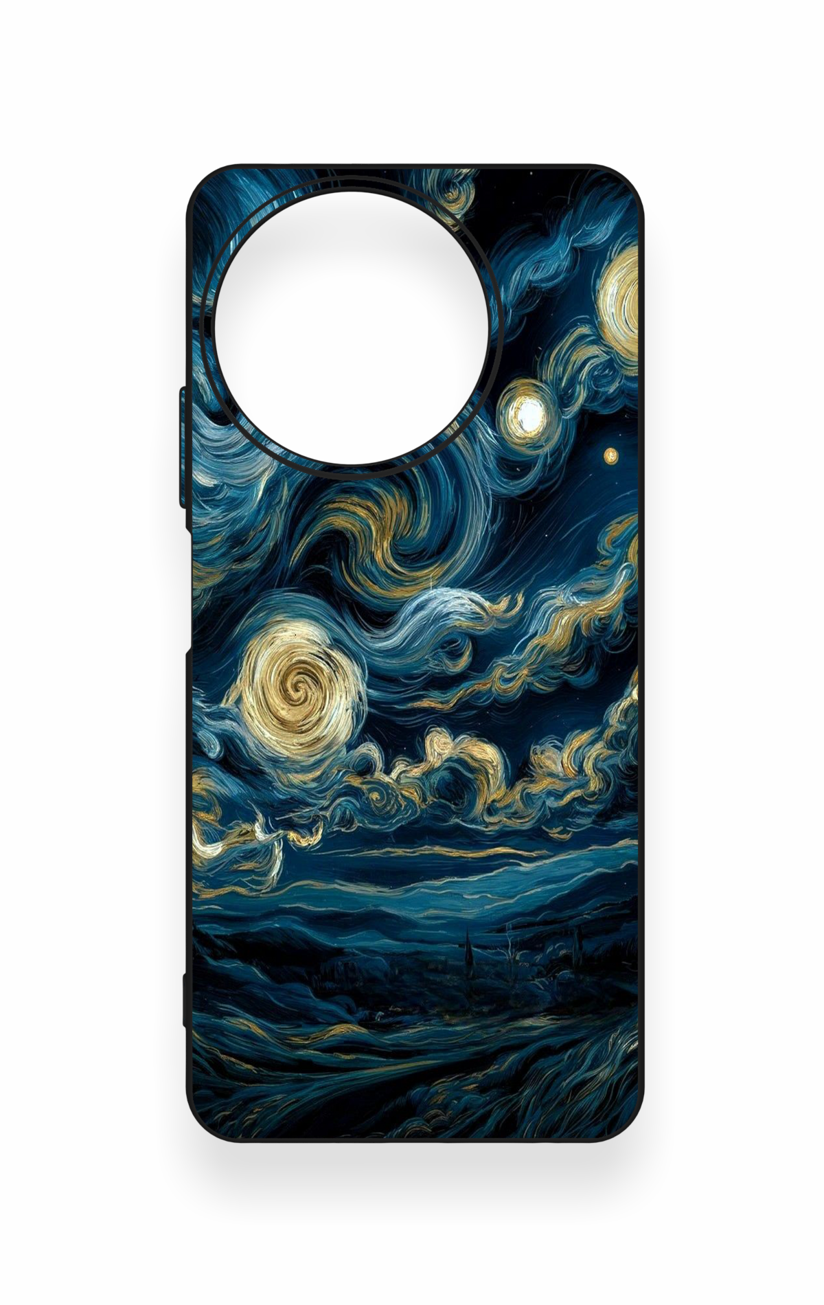 Realme 11 Uyumlu Yıldızlı Gece Desenli Silikon Kılıf
