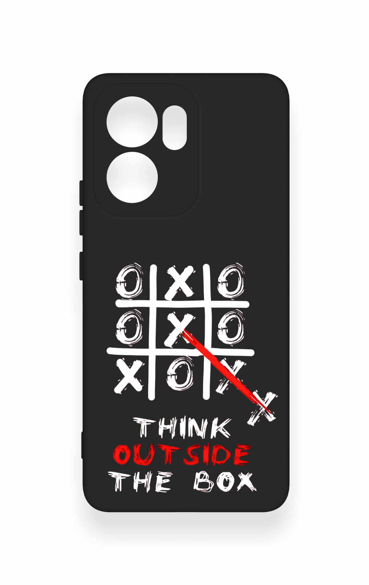 Oppo Reno 13F Uyumlu Out Side The Box Desenli Silikon Kılıf