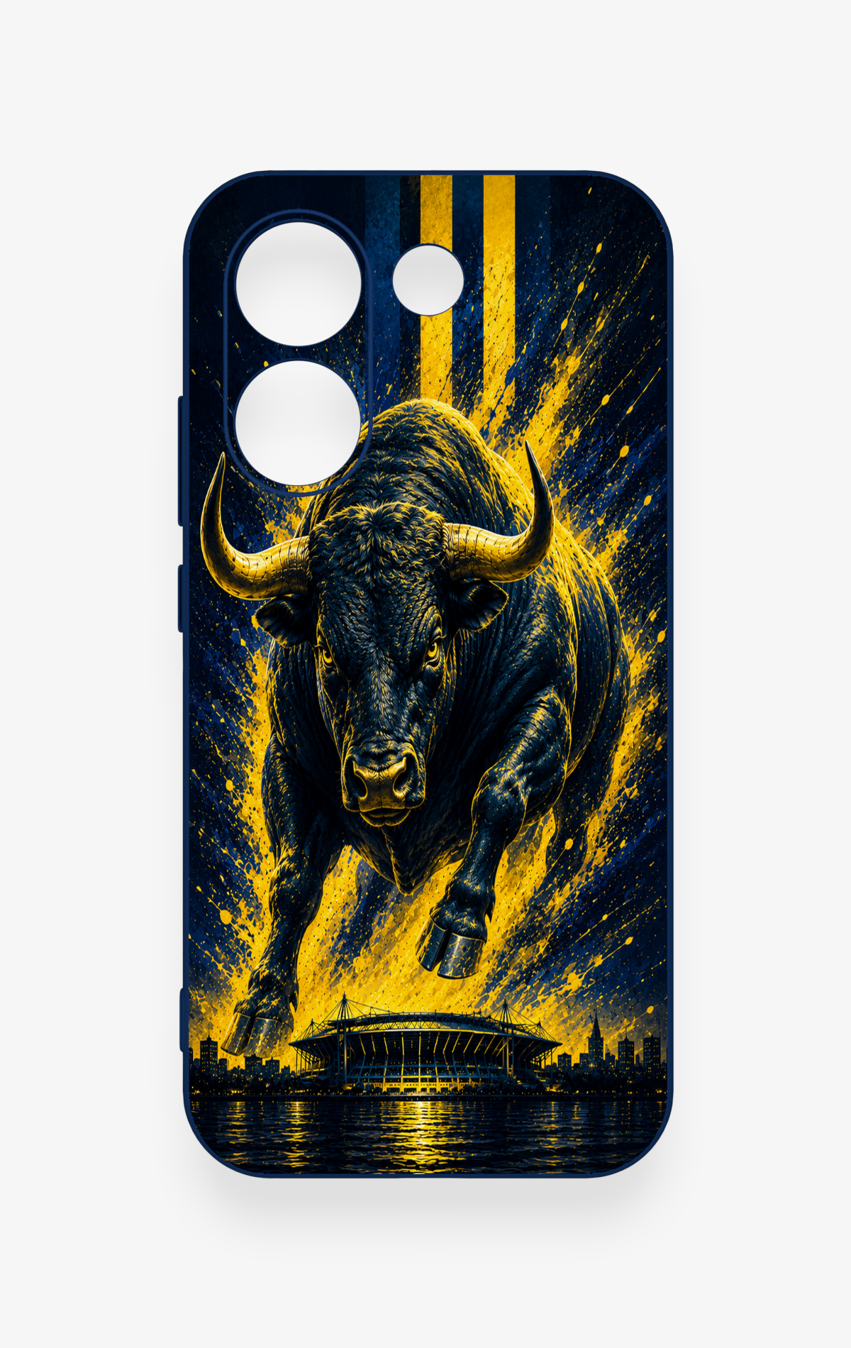 Poco X8 Pro Uyumlu Kadiköy Boğası Desenli Silikon Kılıf