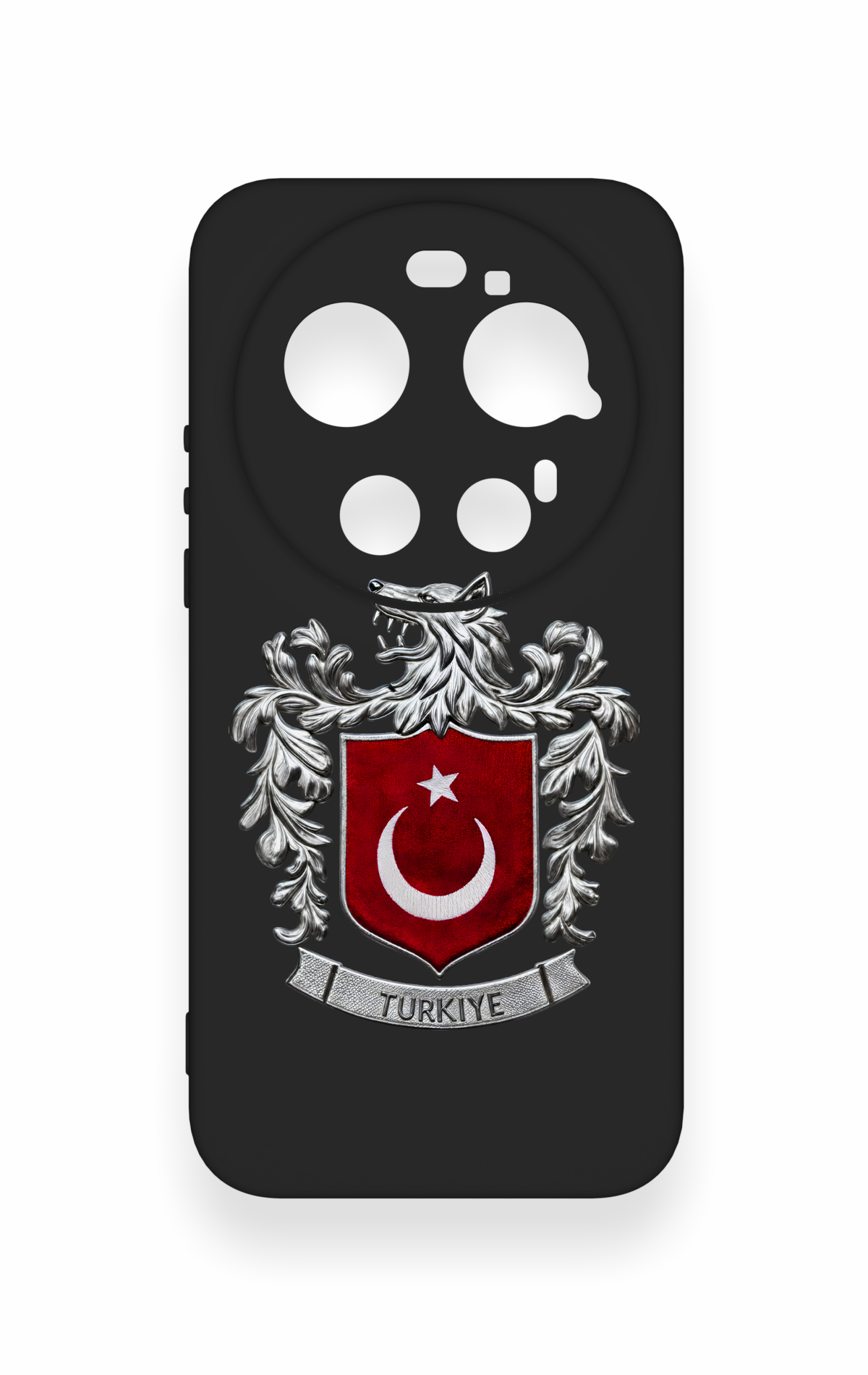Xiaomi Mi 17 Ultra Uyumlu Türk Arma Desenli Silikon Kılıf