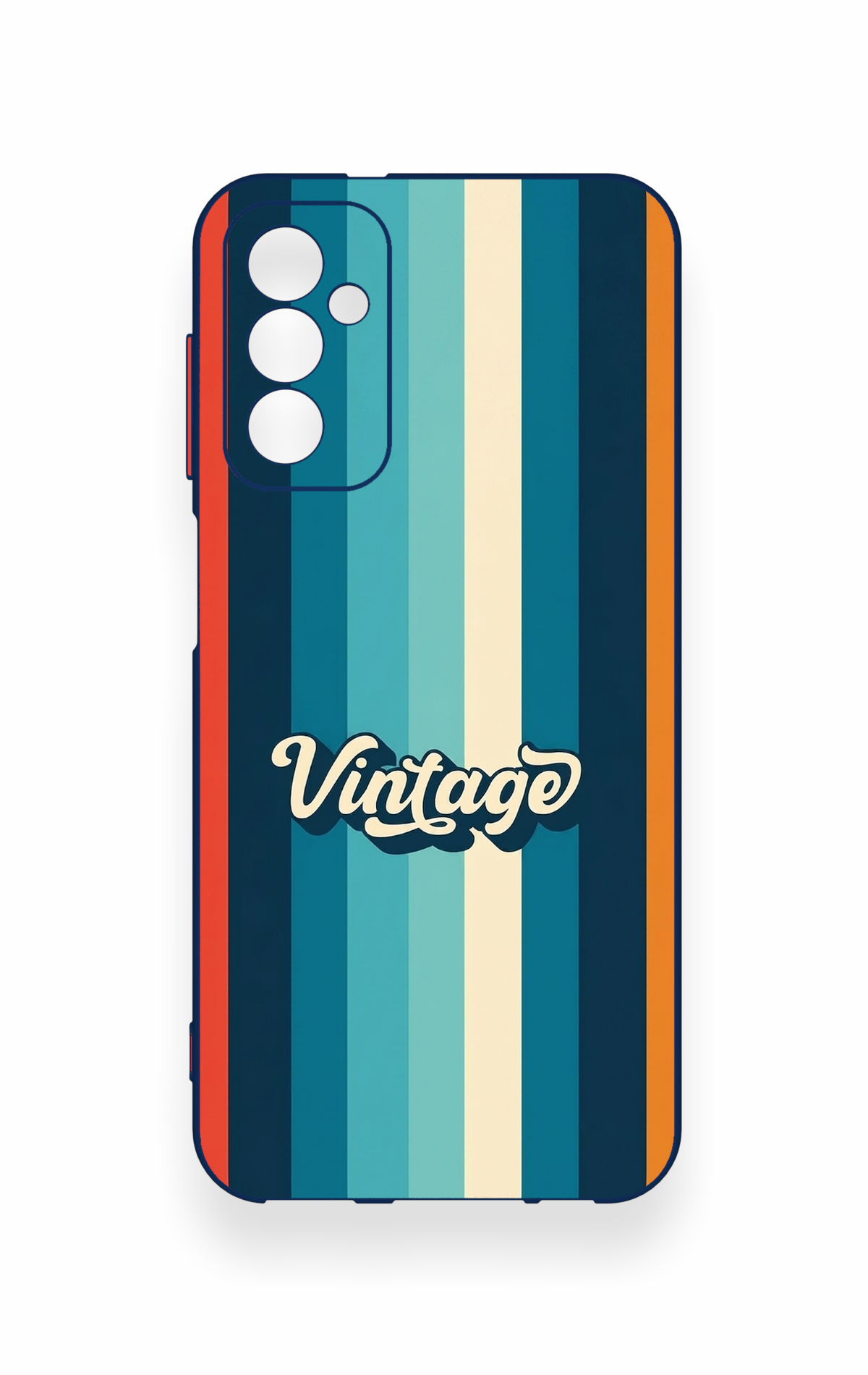 Samsung M13 Uyumlu Vintage Desenli Silikon Kılıf