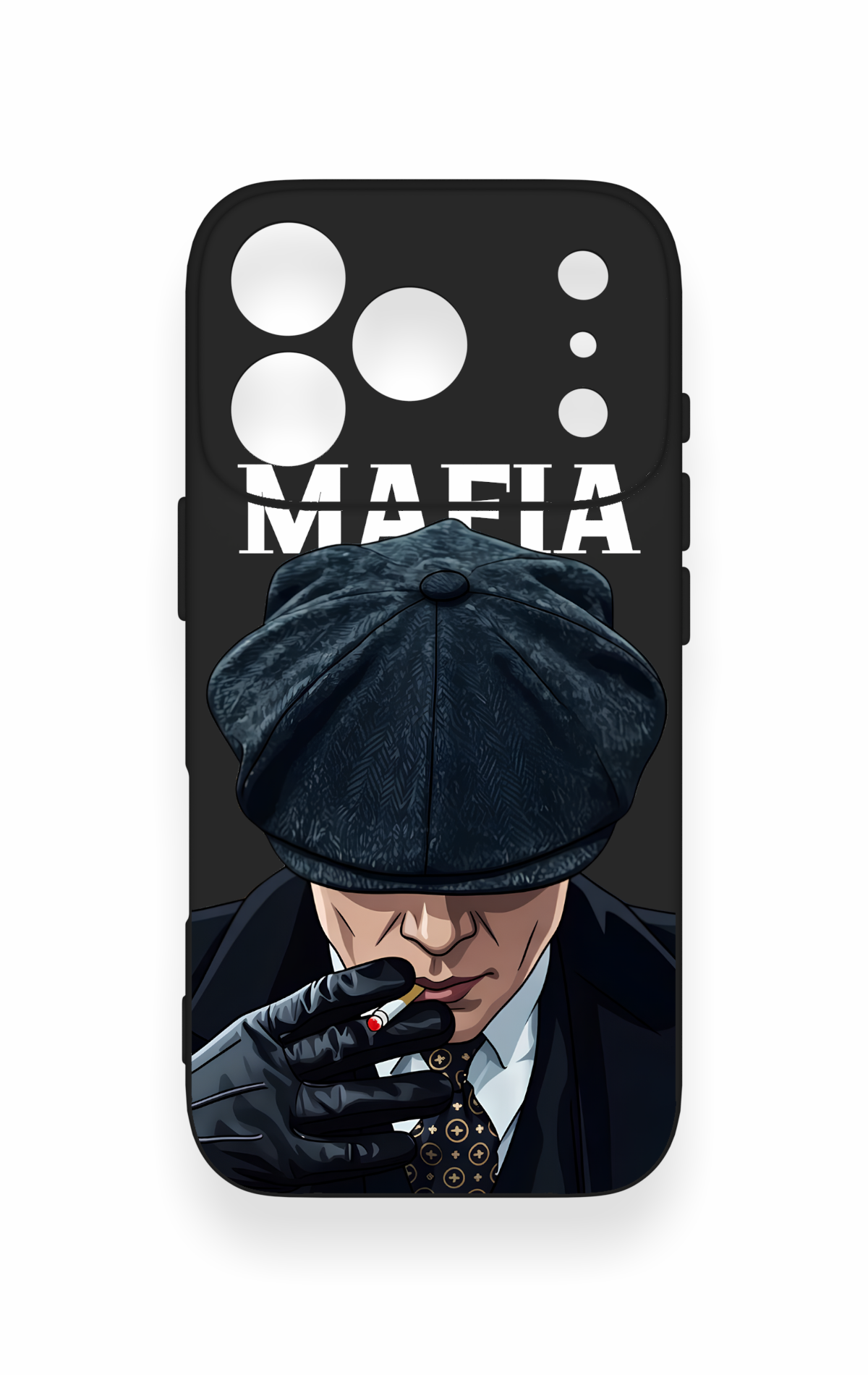 iPhone 17 Pro Uyumlu MAFIA Desenli Silikon Kılıf
