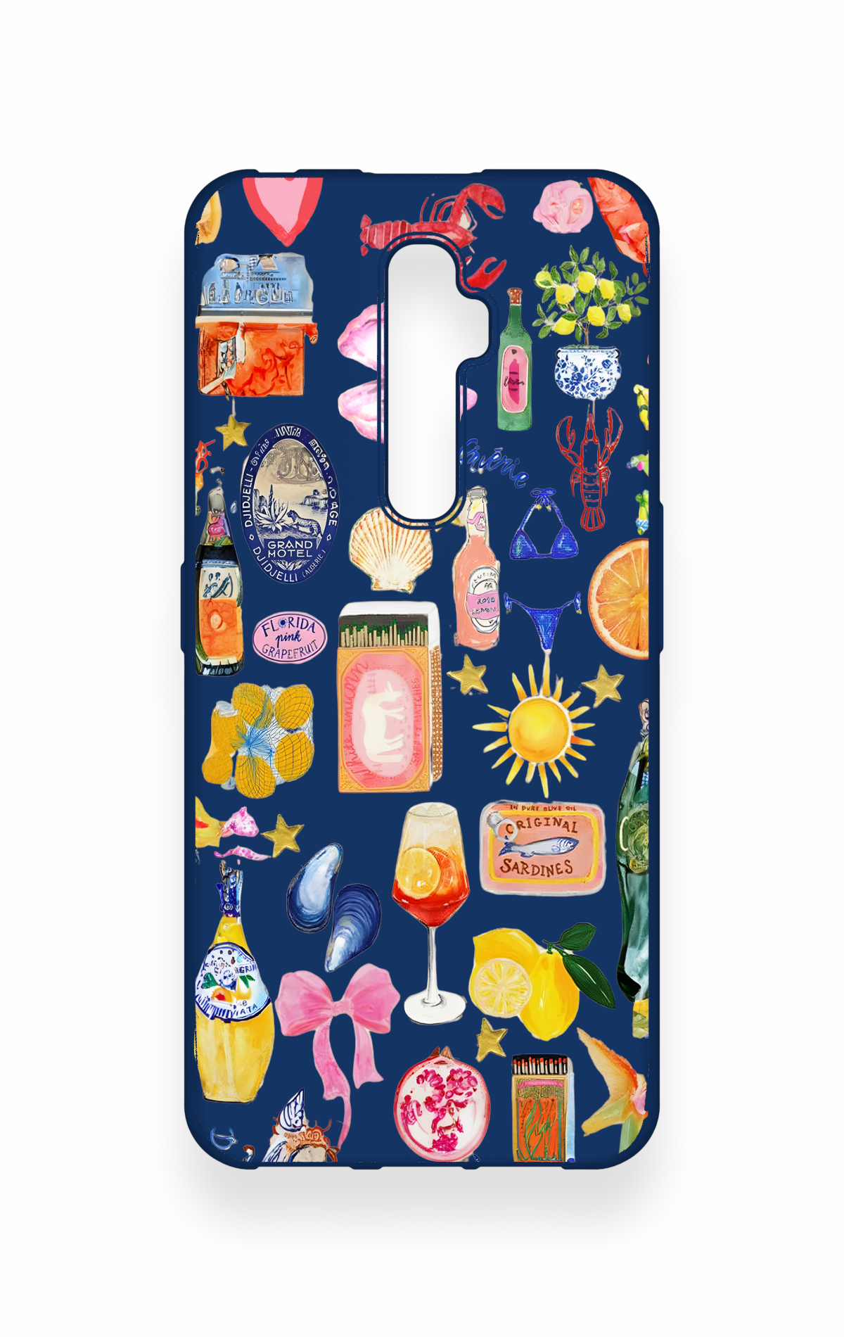 Oppo Reno 2Z Uyumlu Summer Desenli Silikon Kılıf