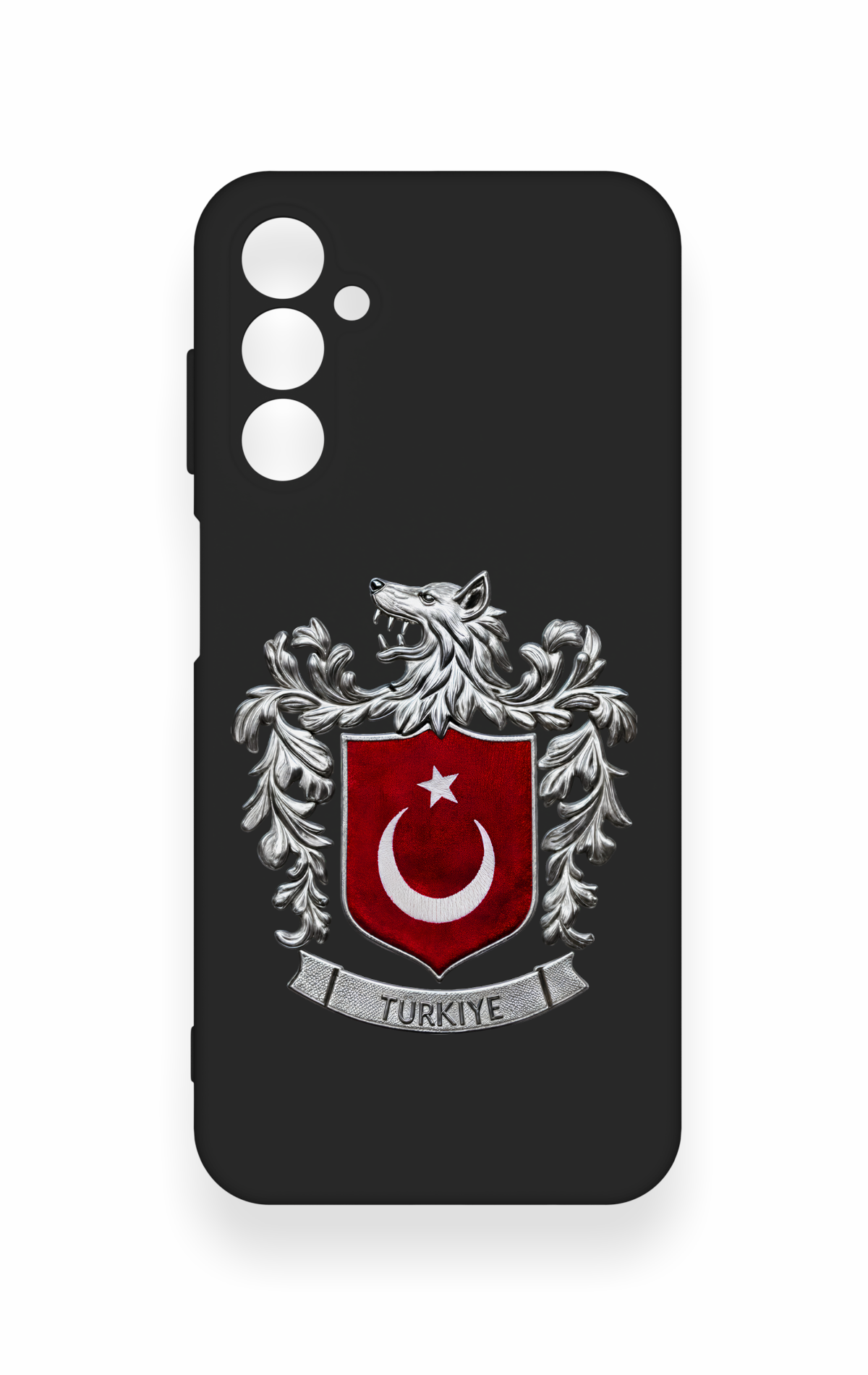 Samsung M14 Uyumlu Türk Arma Desenli Silikon Kılıf