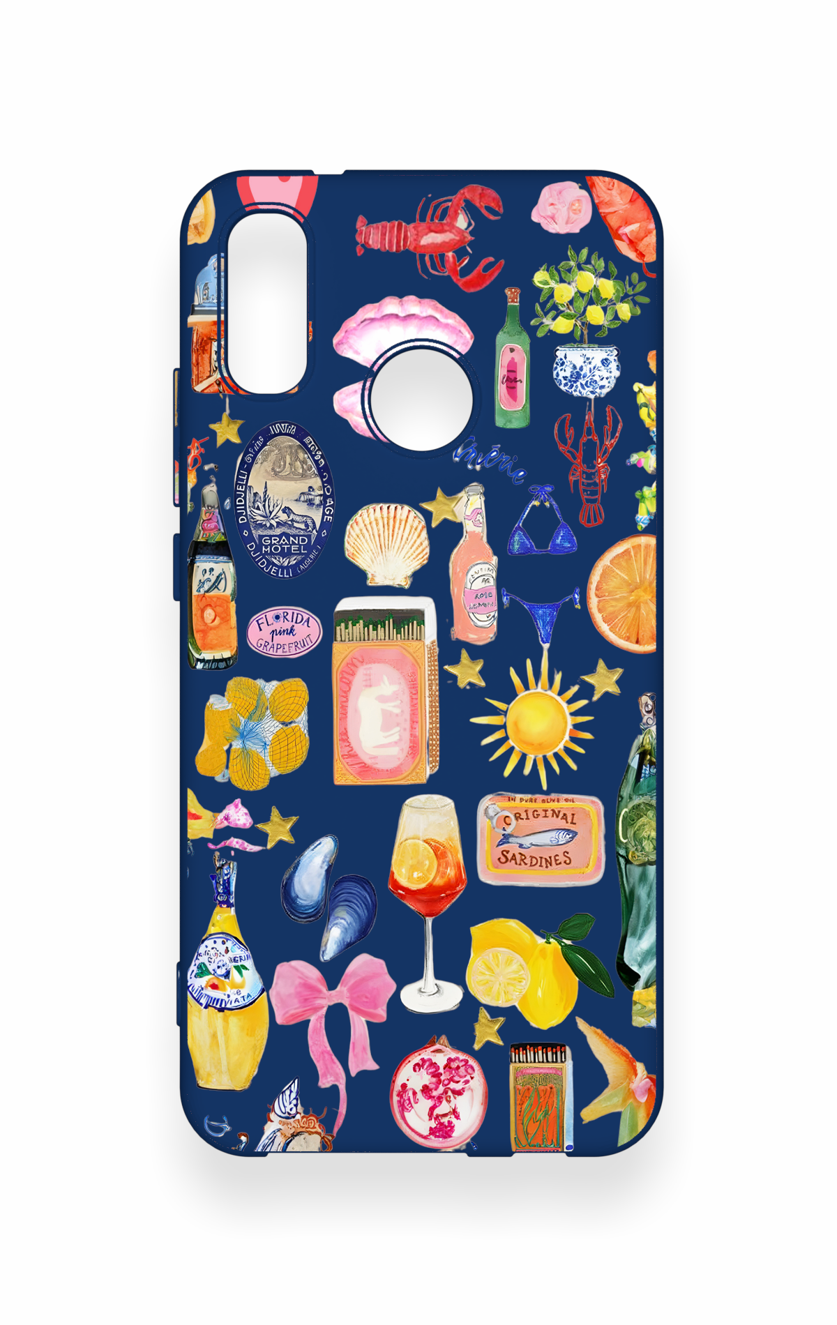 Huawei P20 Lite Uyumlu Summer Desenli Silikon Kılıf