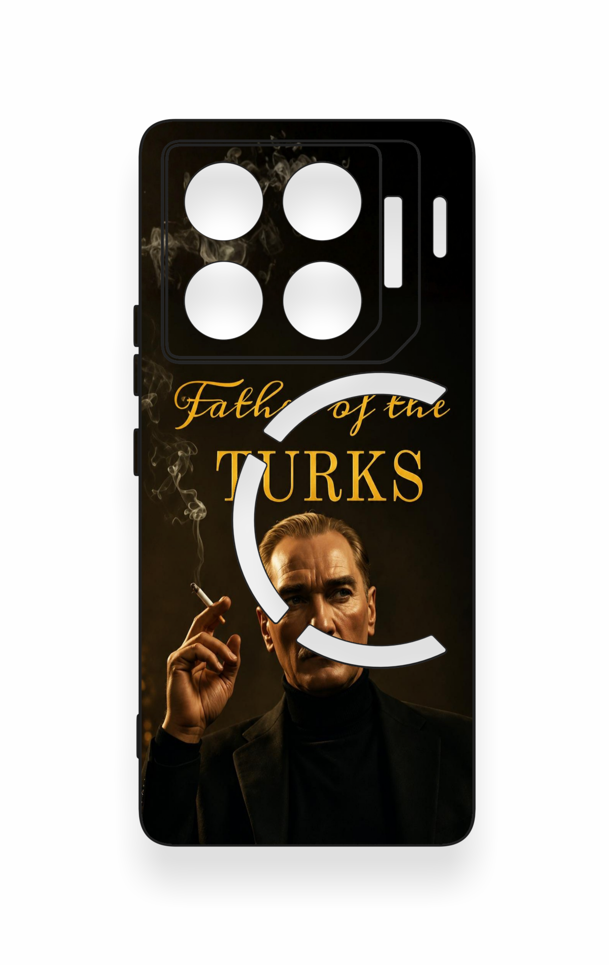 İnfinix Gt 20 Pro Uyumlu Father Of The Turks Desenli Silikon Kılıf