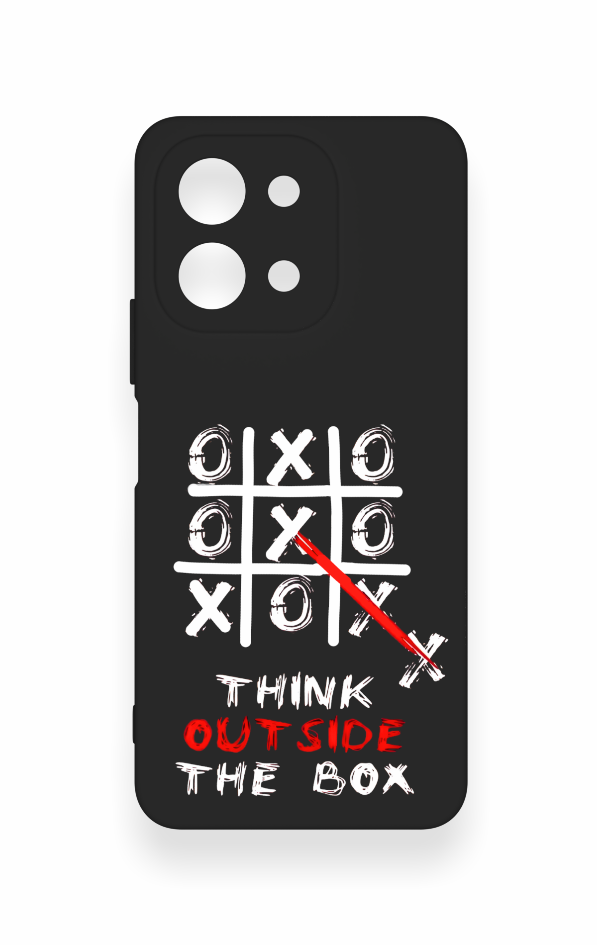 Vivo Y28 Uyumlu Out Side The Box Desenli Silikon Kılıf