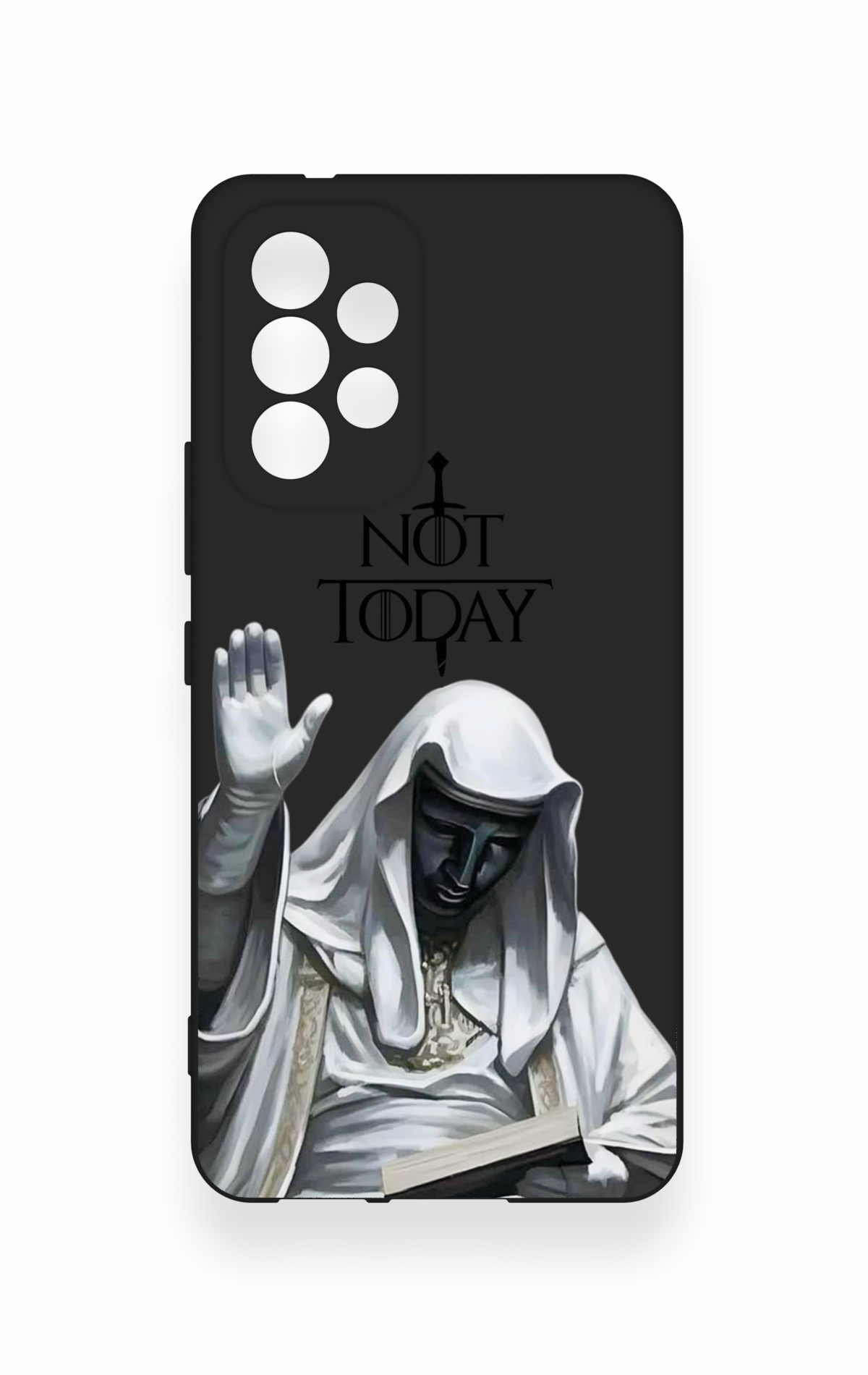 Samsung A53 Uyumlu Not Today Desenli Silikon Kılıf