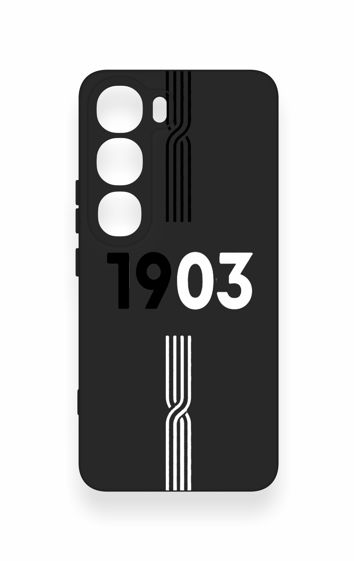 Vivo V40 Lite 5G Uyumlu 1903 Kemer Desenli Silikon Kılıf