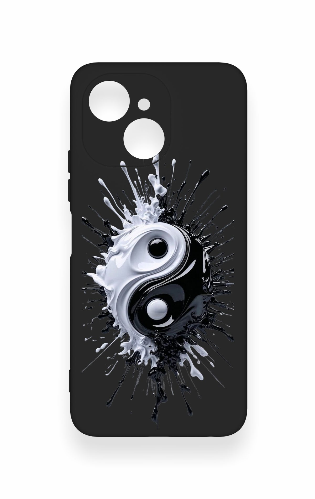 Tecno Spark 40C Uyumlu İyi ve Kötü Desenli Silikon Kılıf